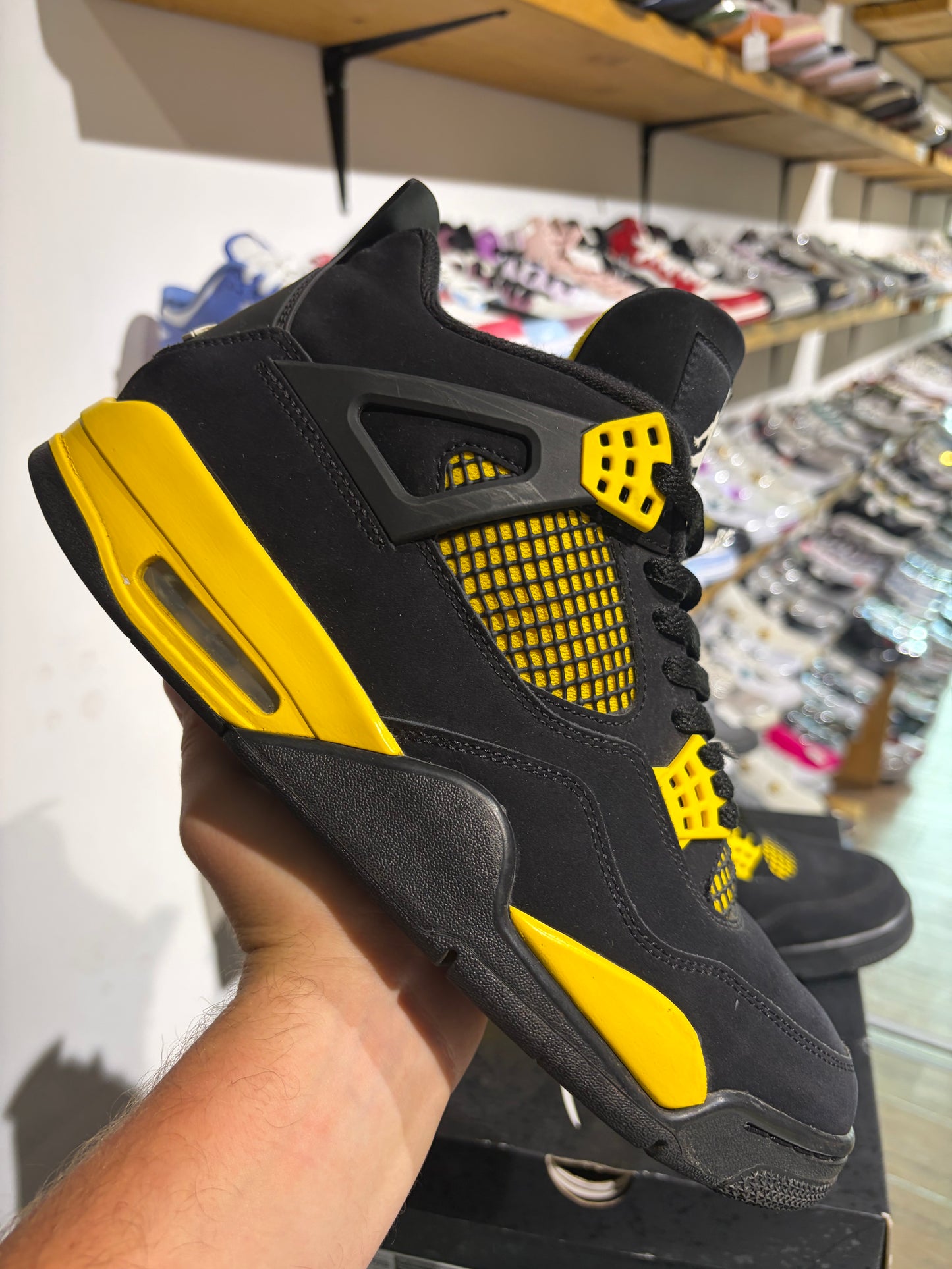 Air Jordan 4 Yellow Thunder UK 10