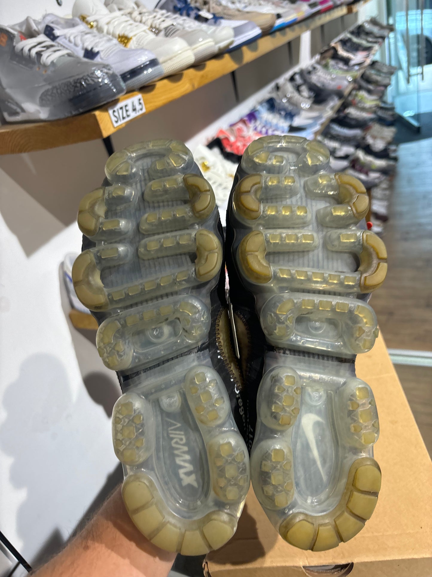 Nike AirMax Vapormax Black Off White UK 8