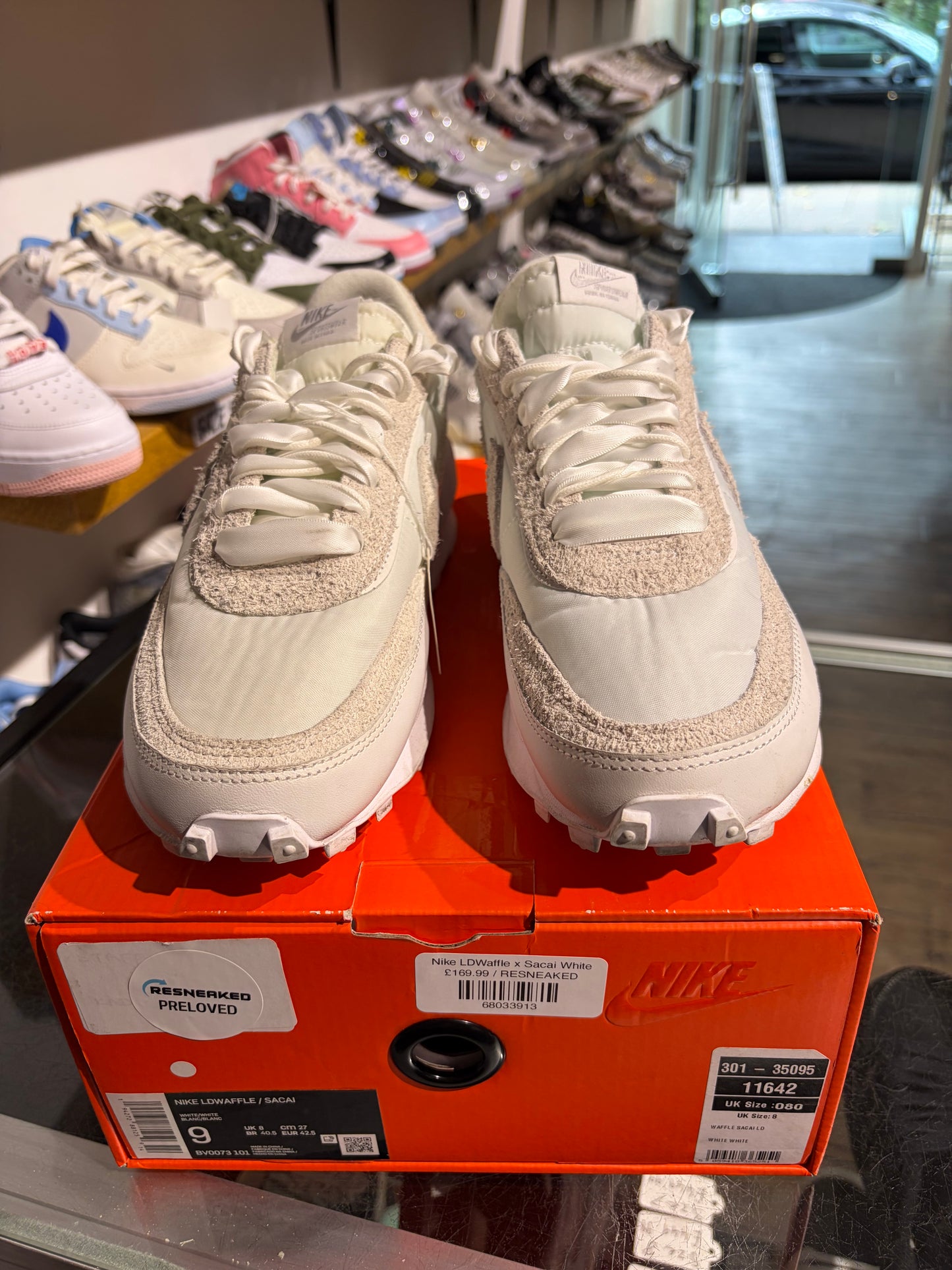 Nike LDWaffle x Sacai White UK 8