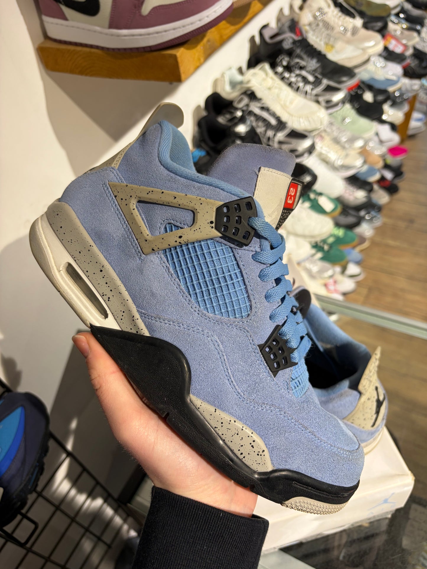 Jordan 4 University Blue UK 8.5