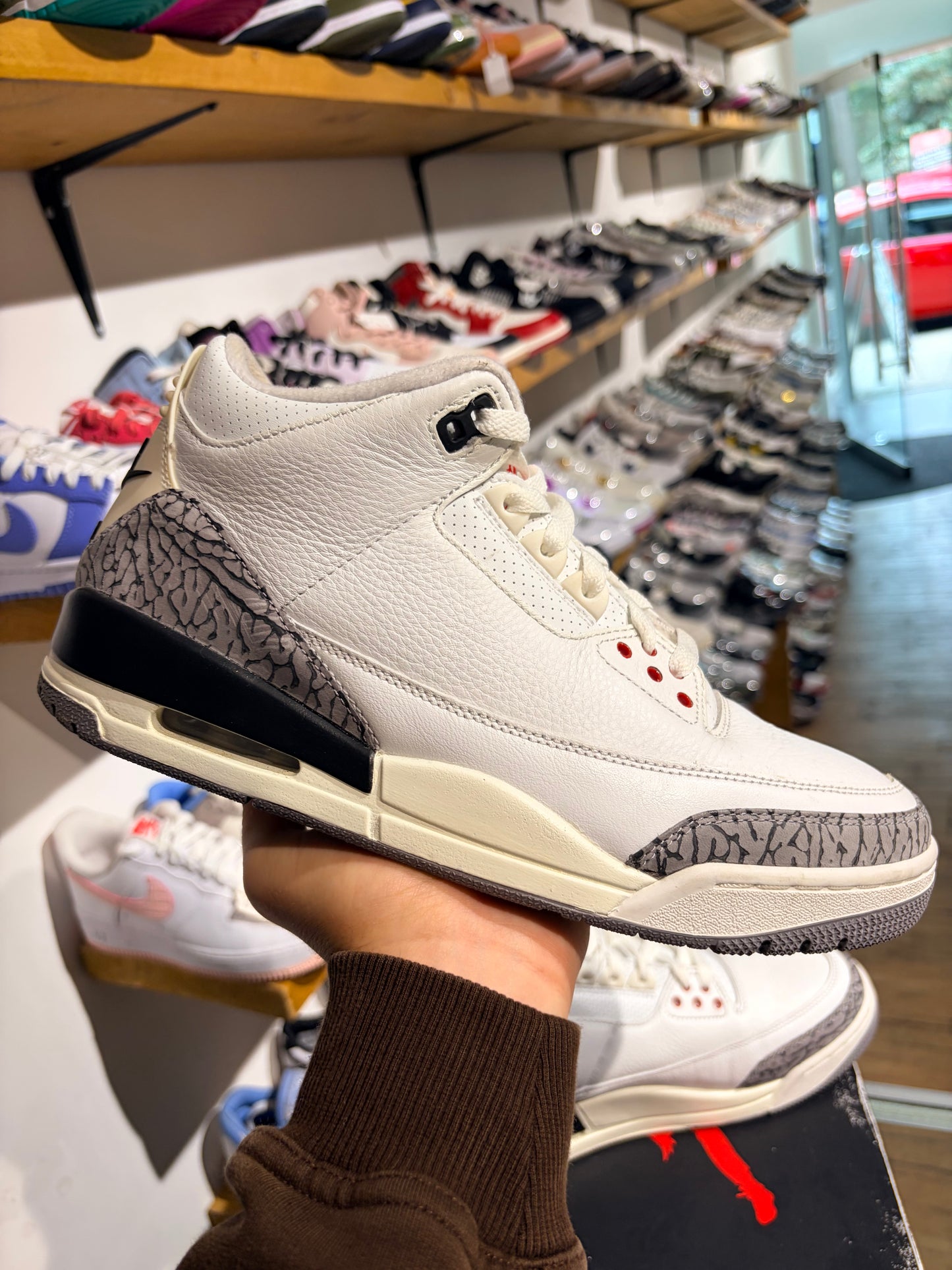 Air Jordan 3 Retro White Cement Reimagined UK 8.5