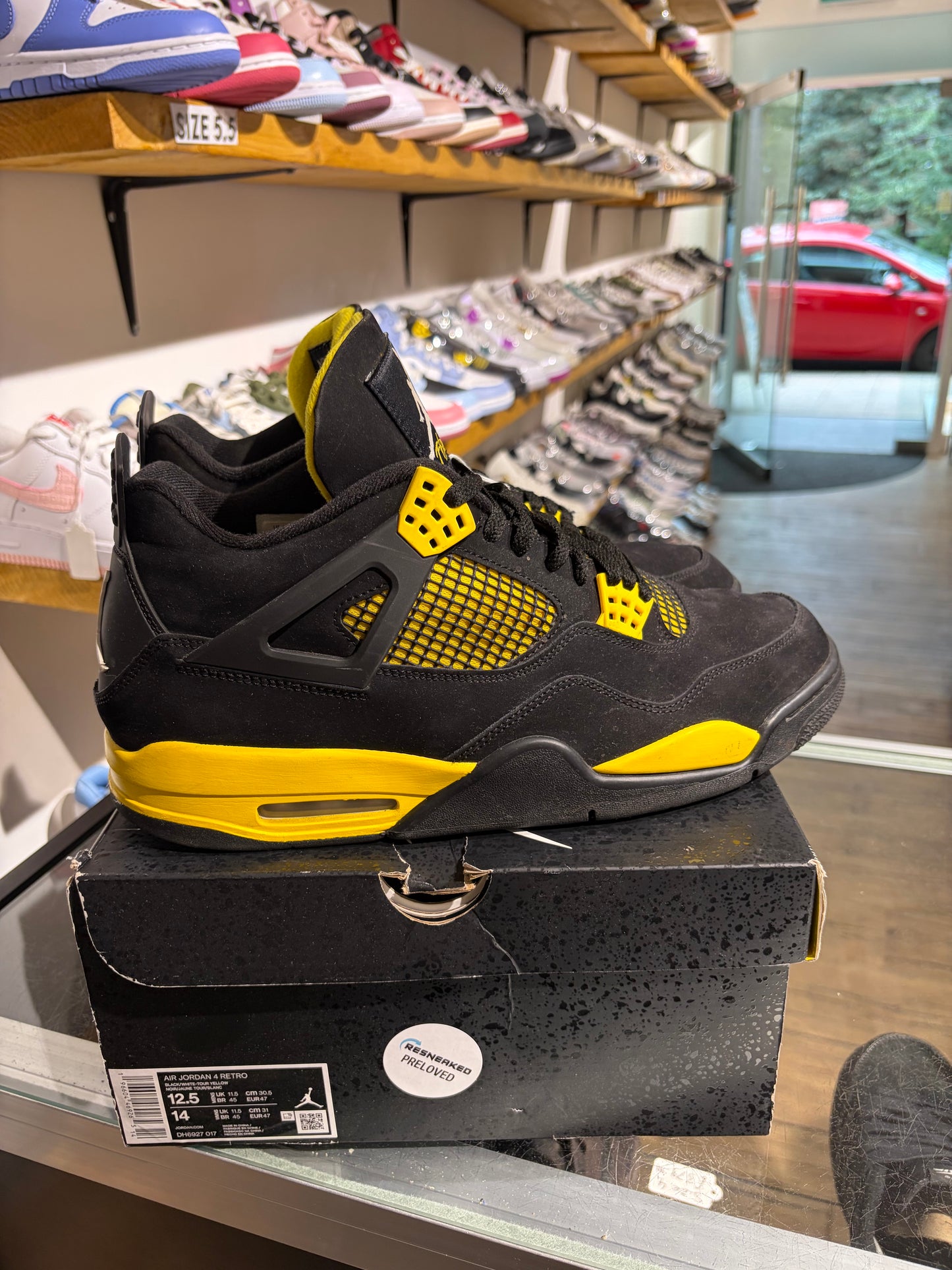 Air Jordan 4 Yellow Thunder UK 11.5