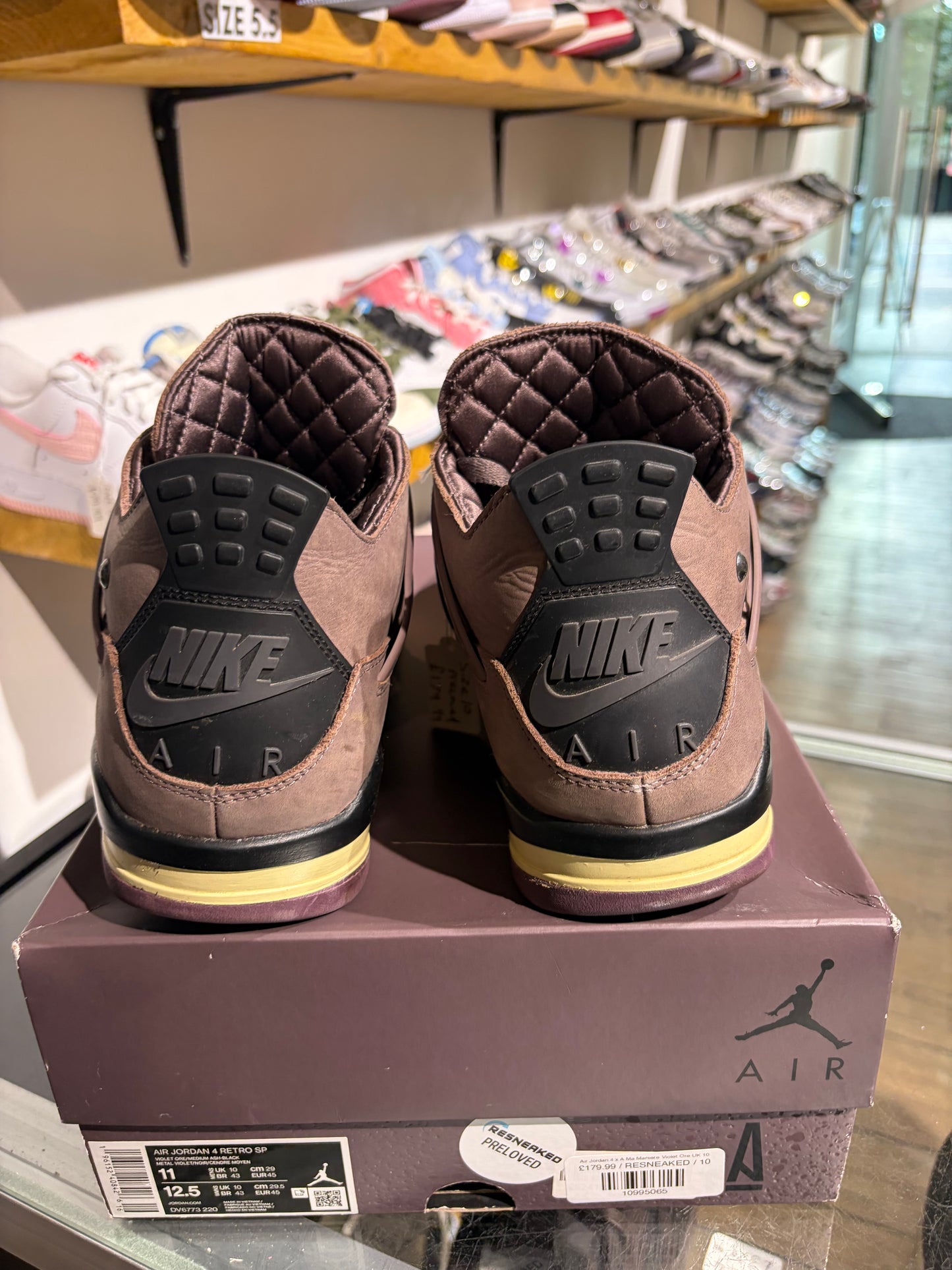Air Jordan 4 x A Ma Maniere Violet Ore UK 10