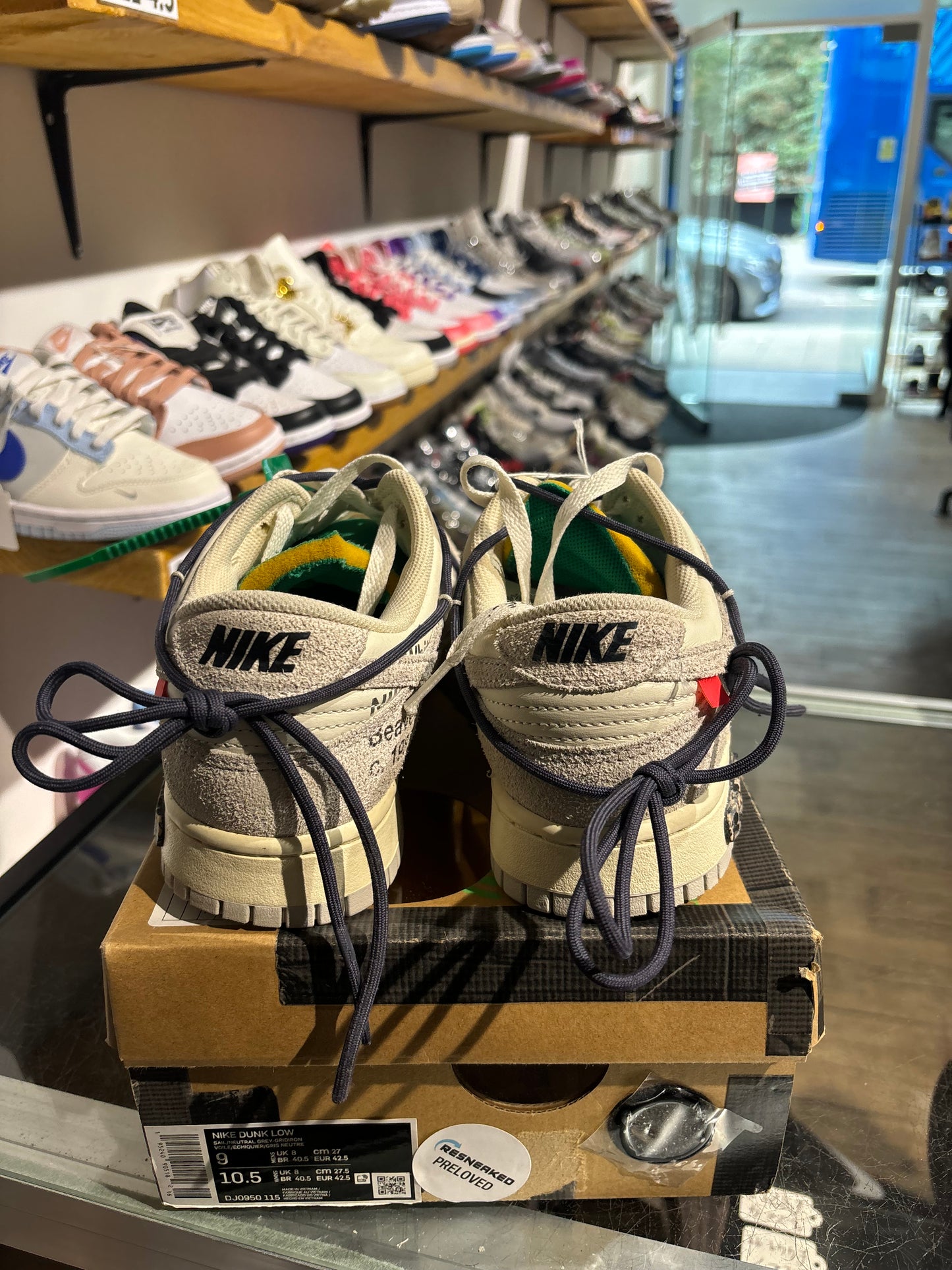 Nike Off White Dunk Lot 20 UK 8