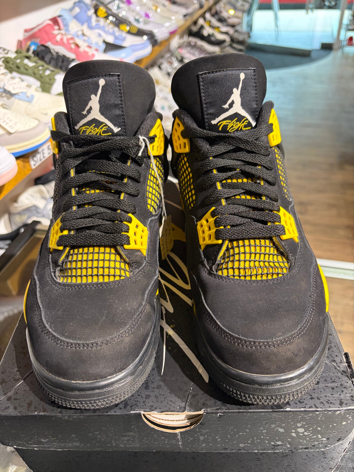 Air Jordan 4 Yellow Thunder UK 9