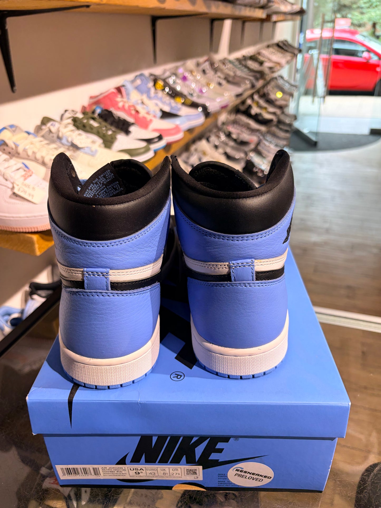 Air Jordan 1 High UNC Toe UK 8.5