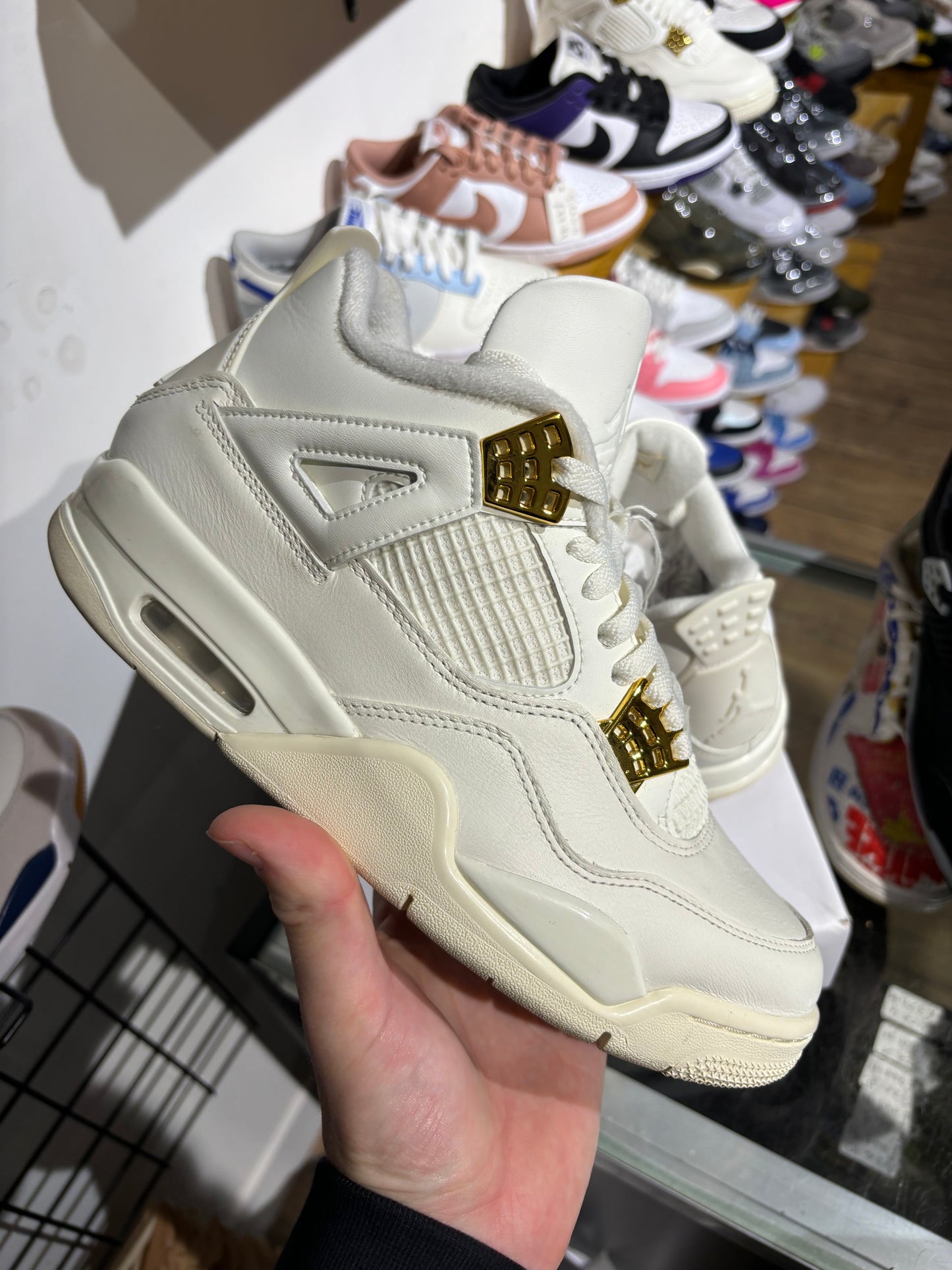 Air Jordan 4 Metallic Gold (W) UK 7.5