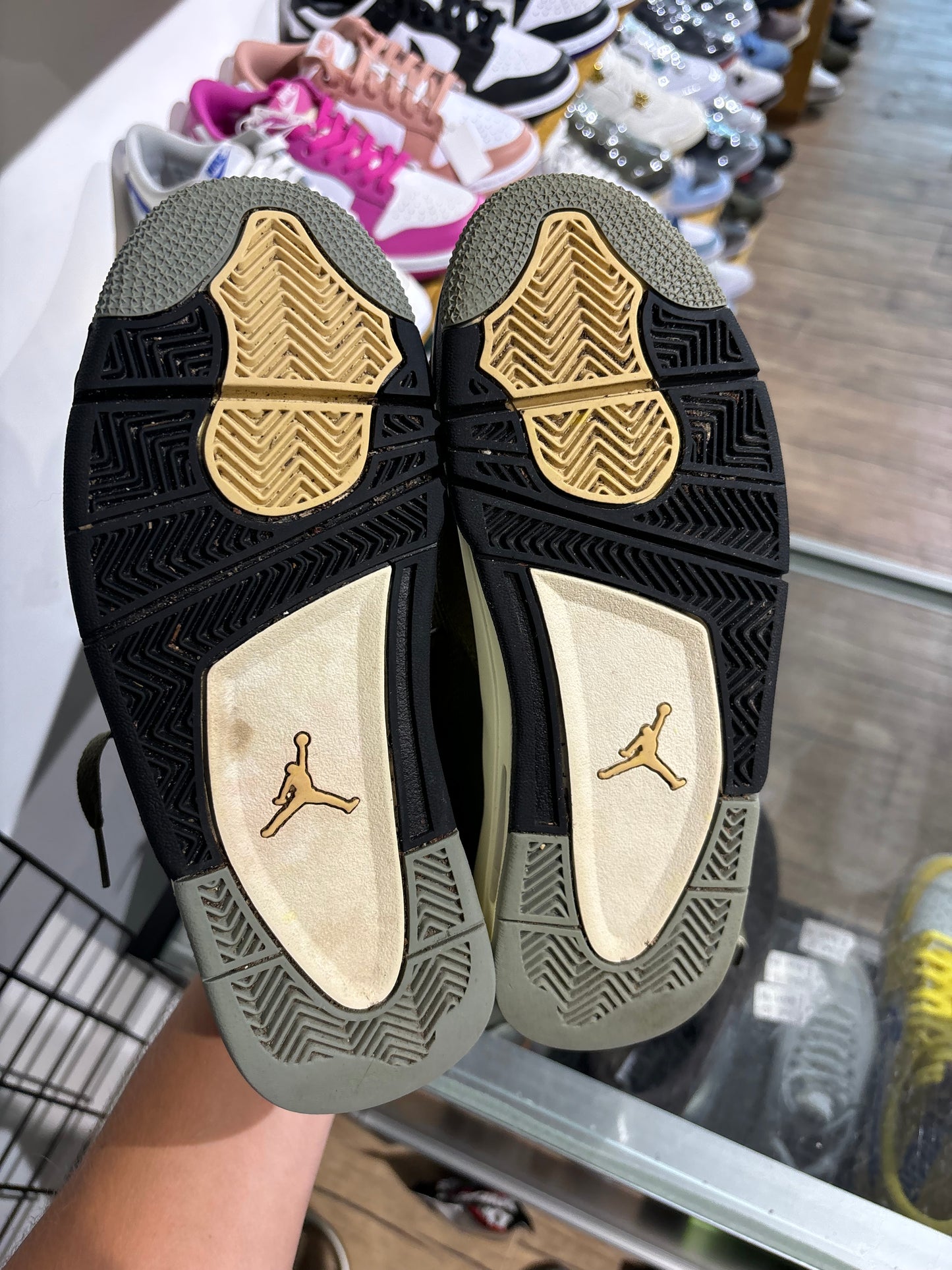 Jordan 4 Olive Craft UK 5.5 (GS)