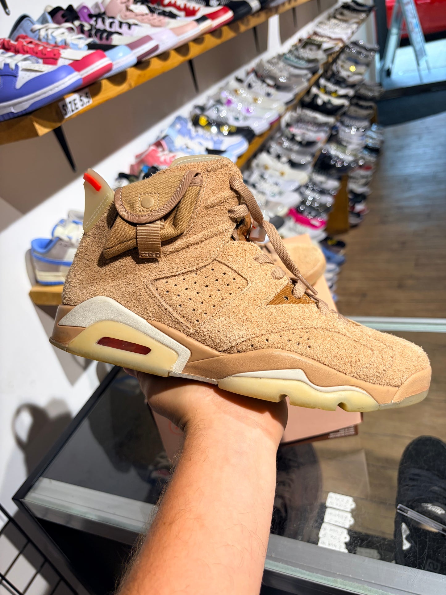 Jordan 6 British Khaki UK 7.5