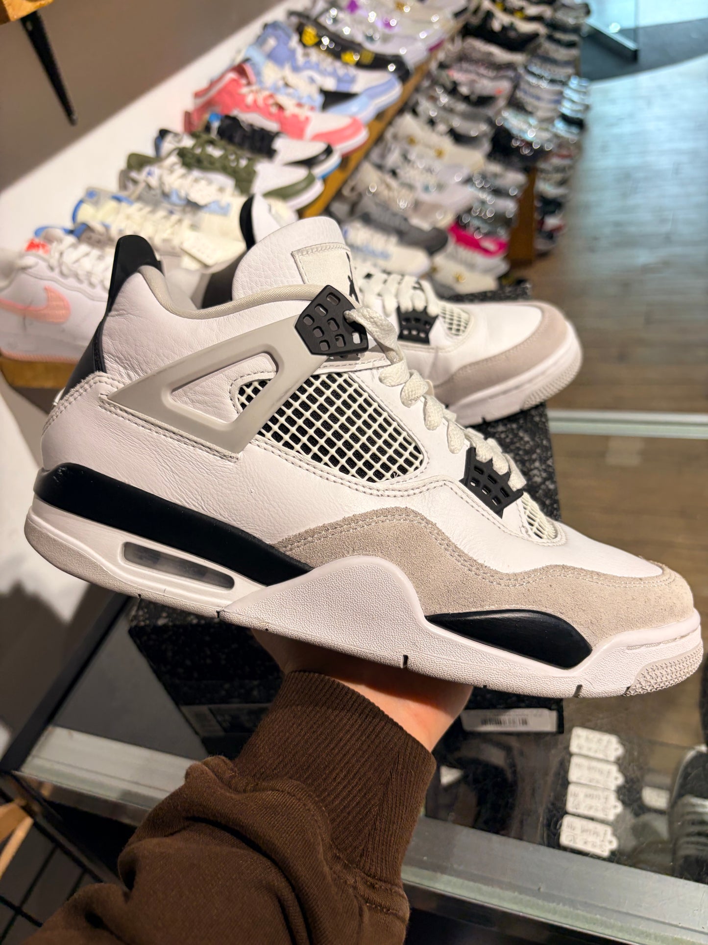 Air Jordan 4 Military Black UK 8.5