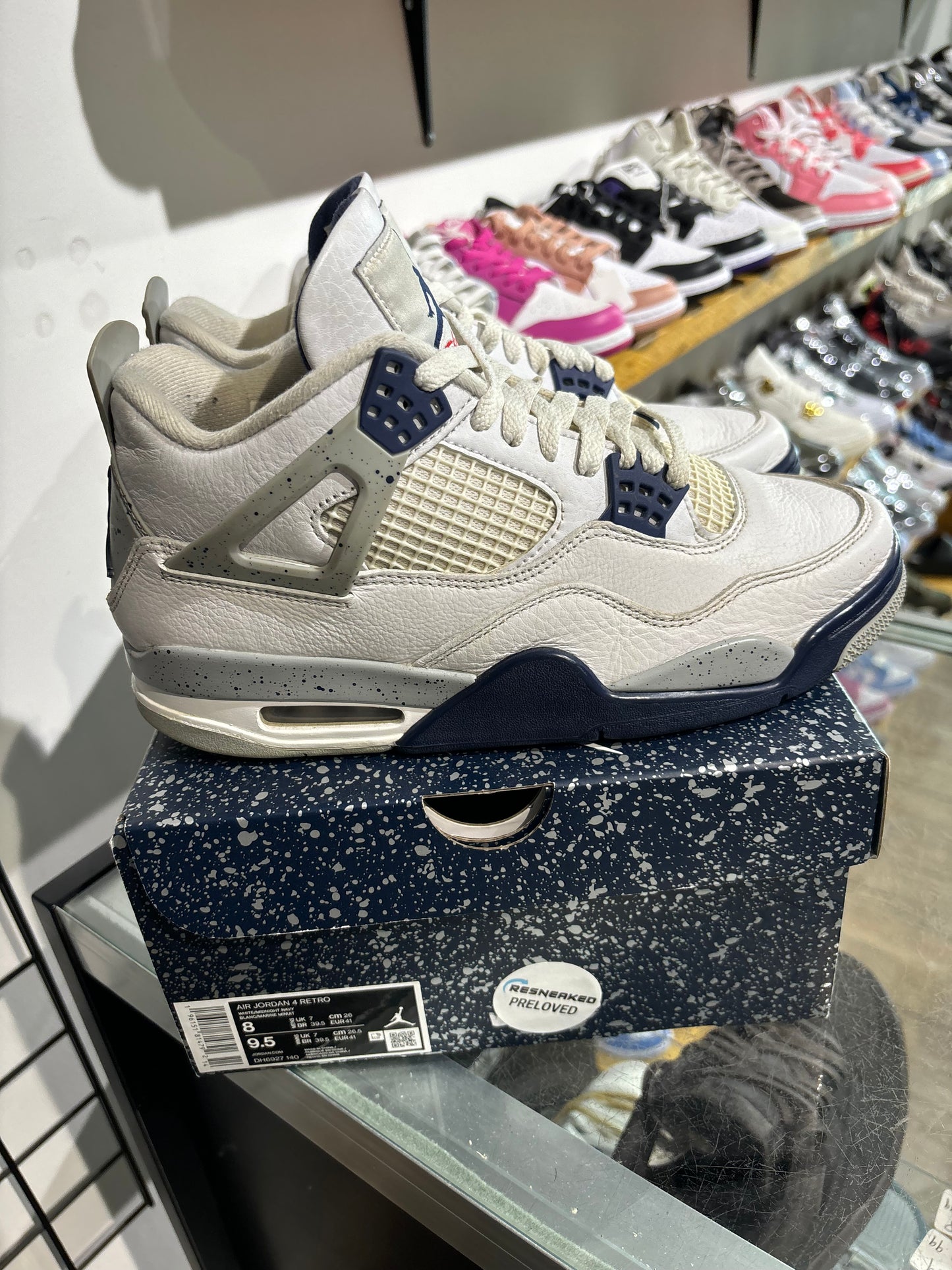 Jordan 4 Midnight Navy UK 7