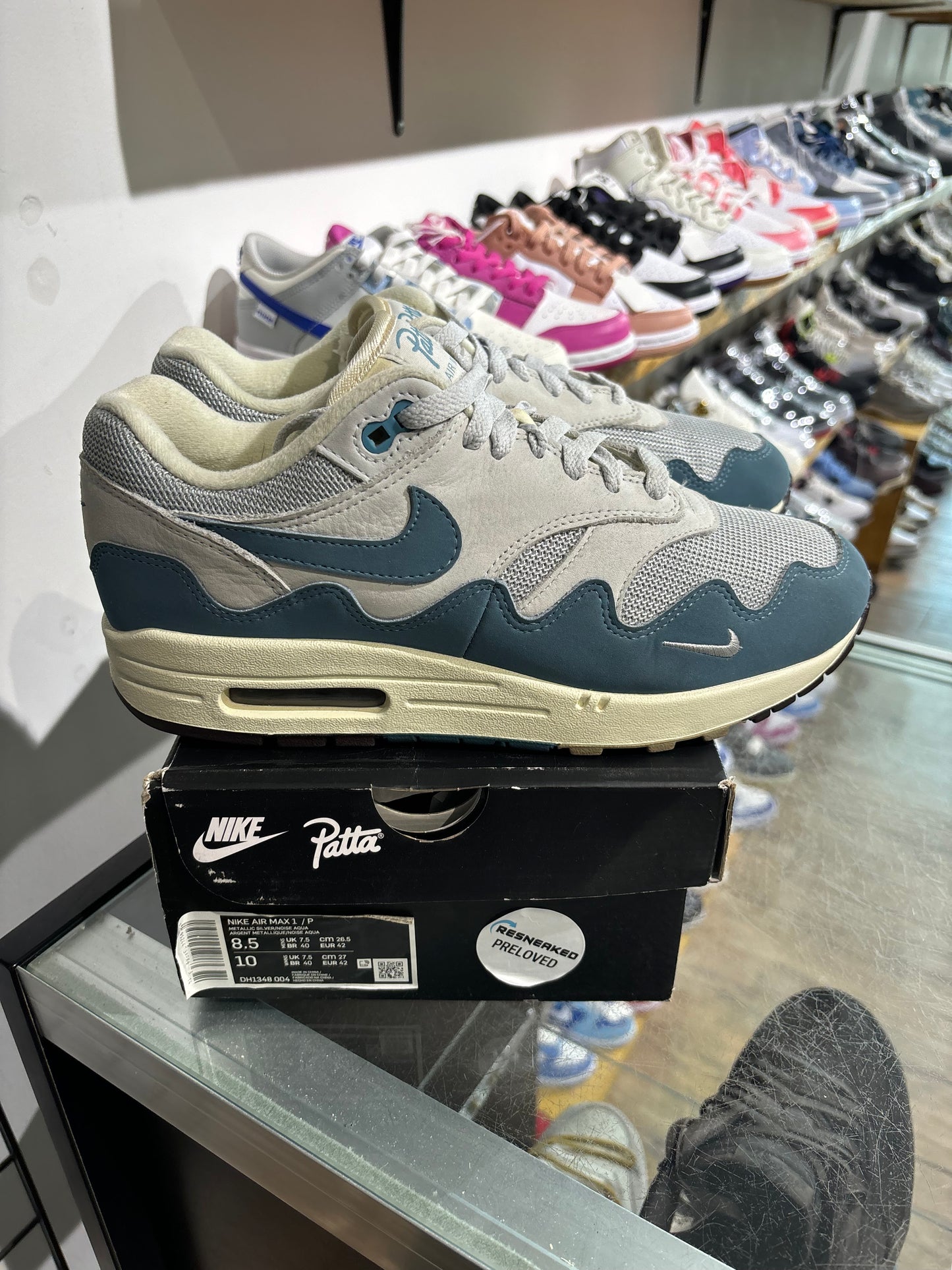 Air Max 1 Patta Aqua UK 7.5