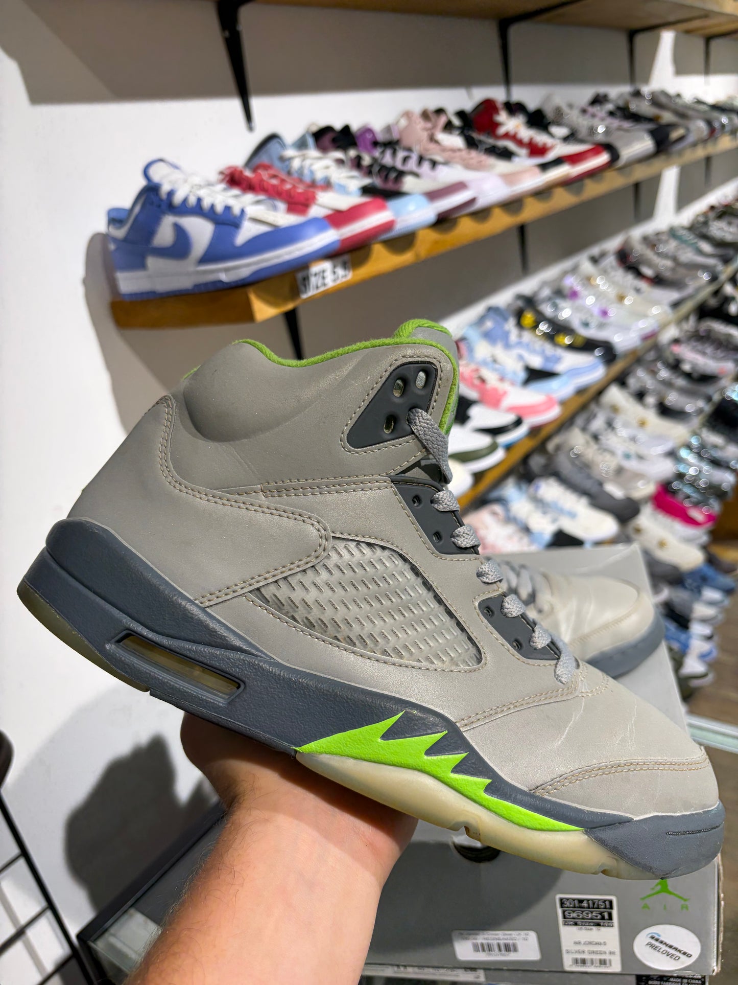 Air Jordan 5 Green Bean UK 10