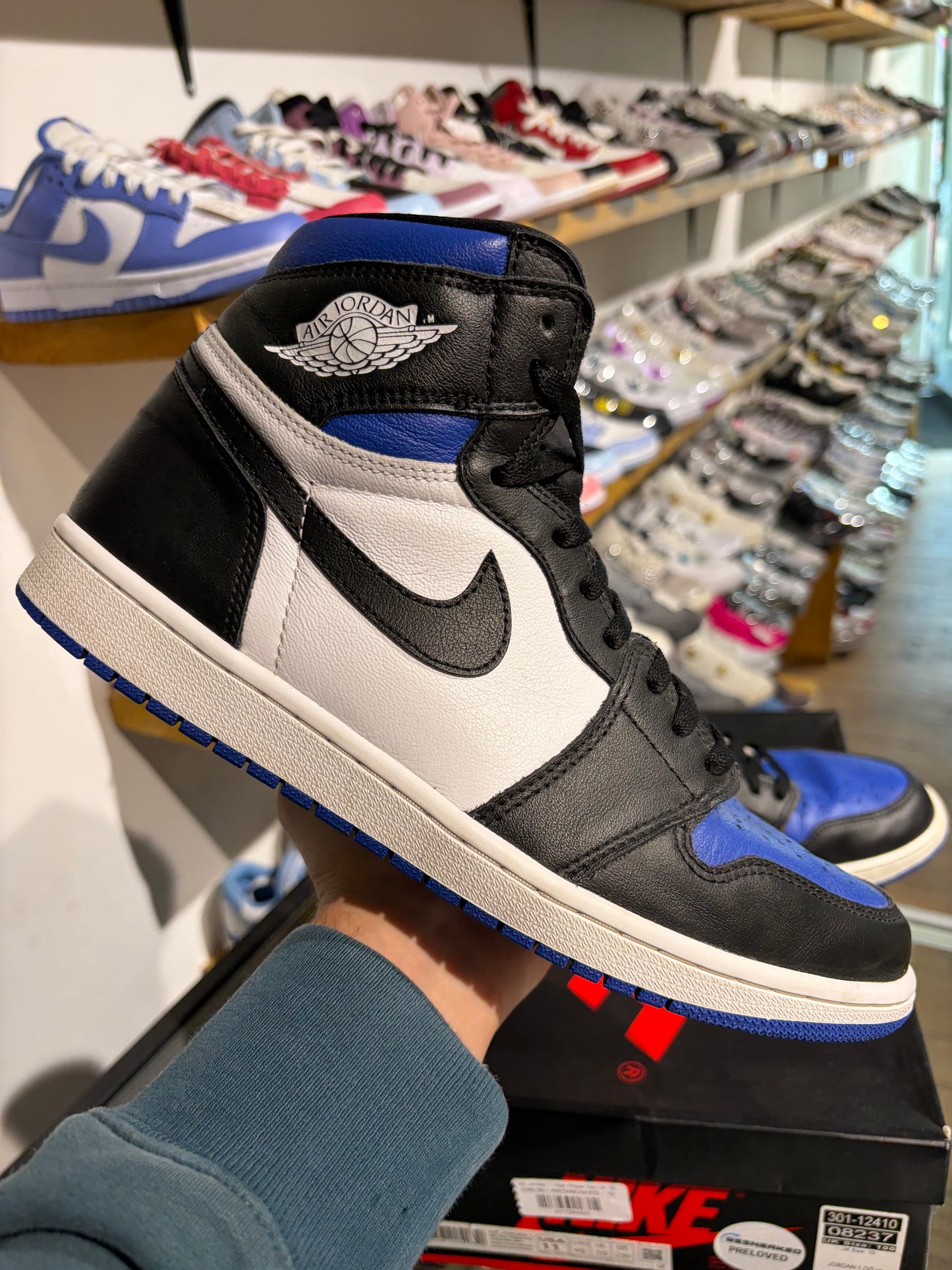 Air Jordan 1 High Royal Toe UK 10