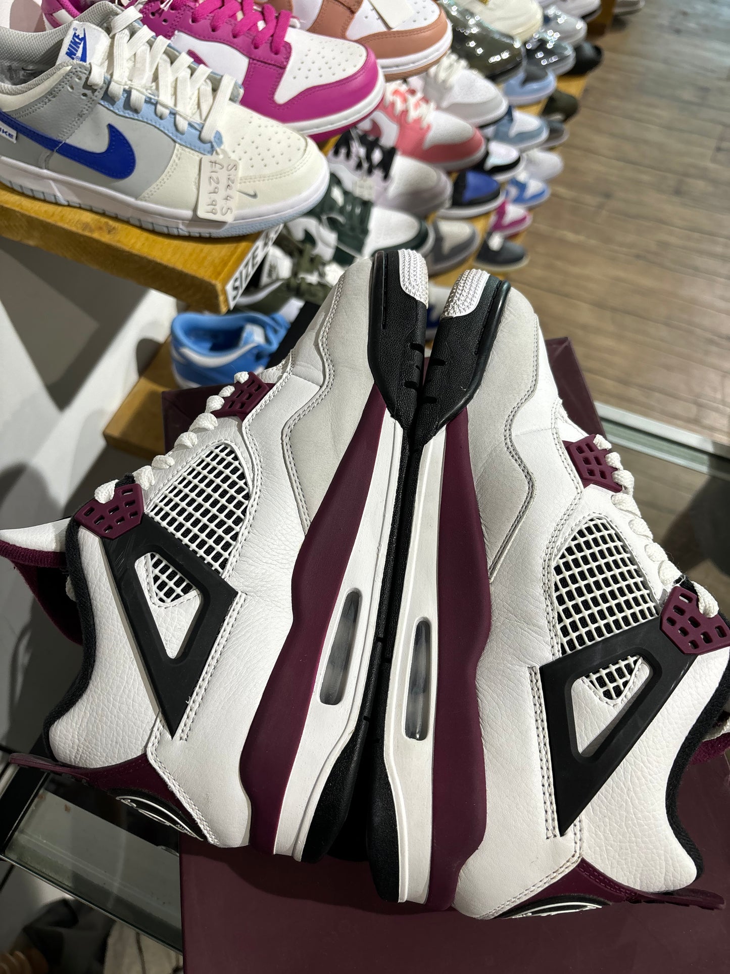 Jordan 4 PSG UK 7