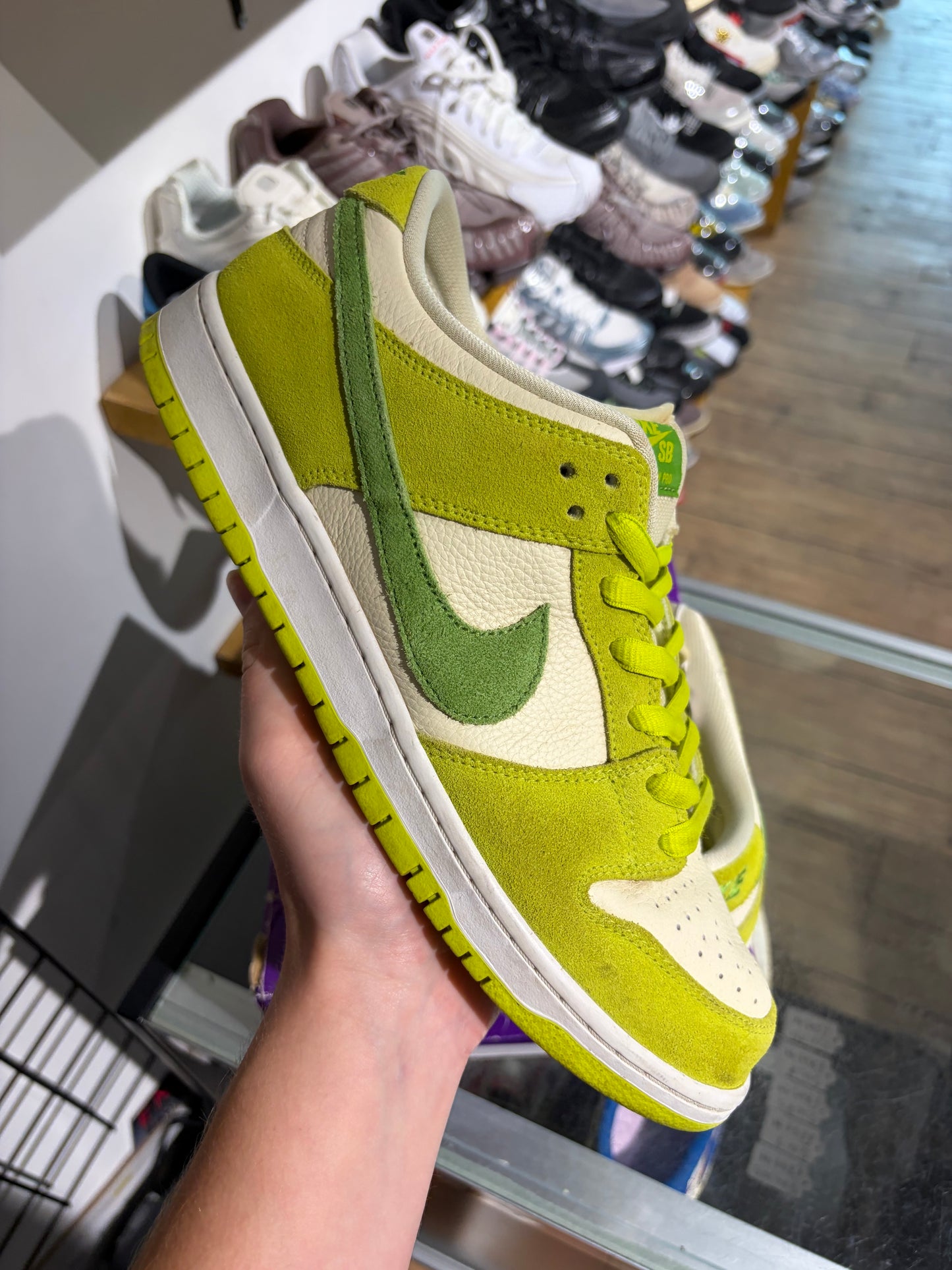 SB Dunk Low Sour Apple UK 11