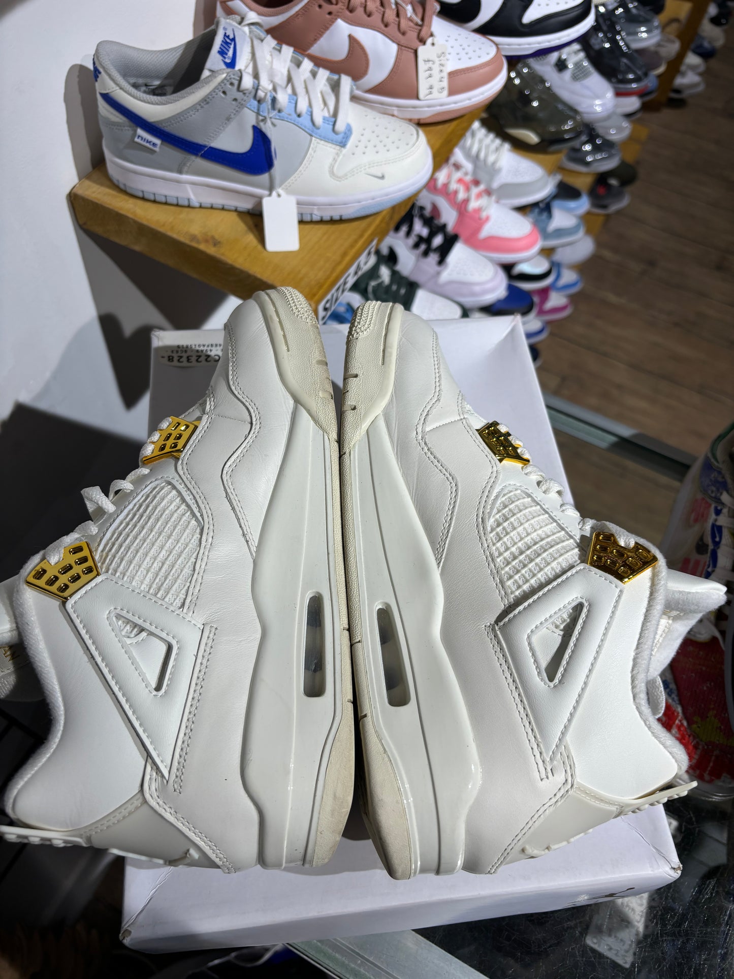 Air Jordan 4 Metallic Gold (W) UK 7.5