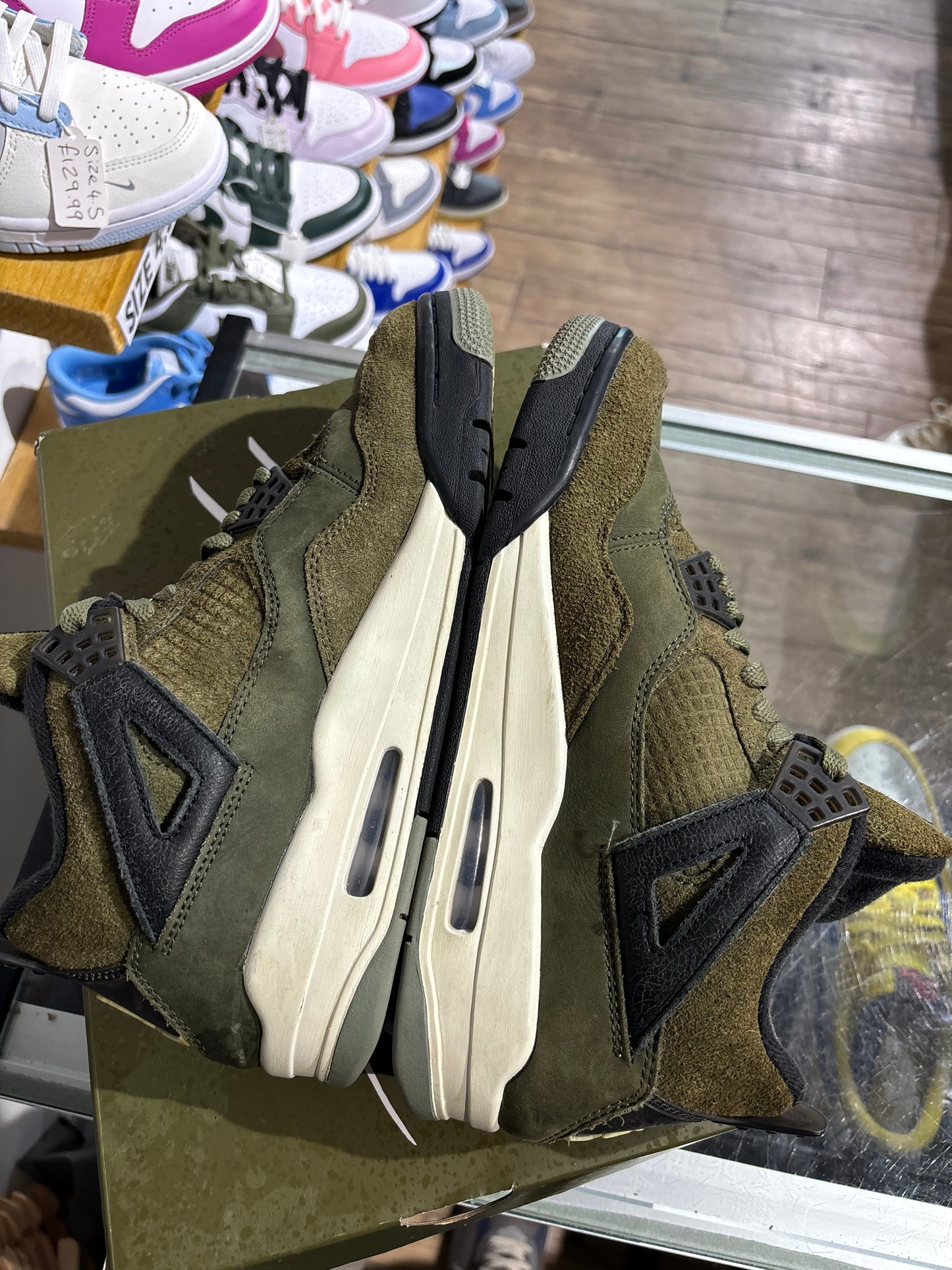 Jordan 4 Olive Craft UK 7