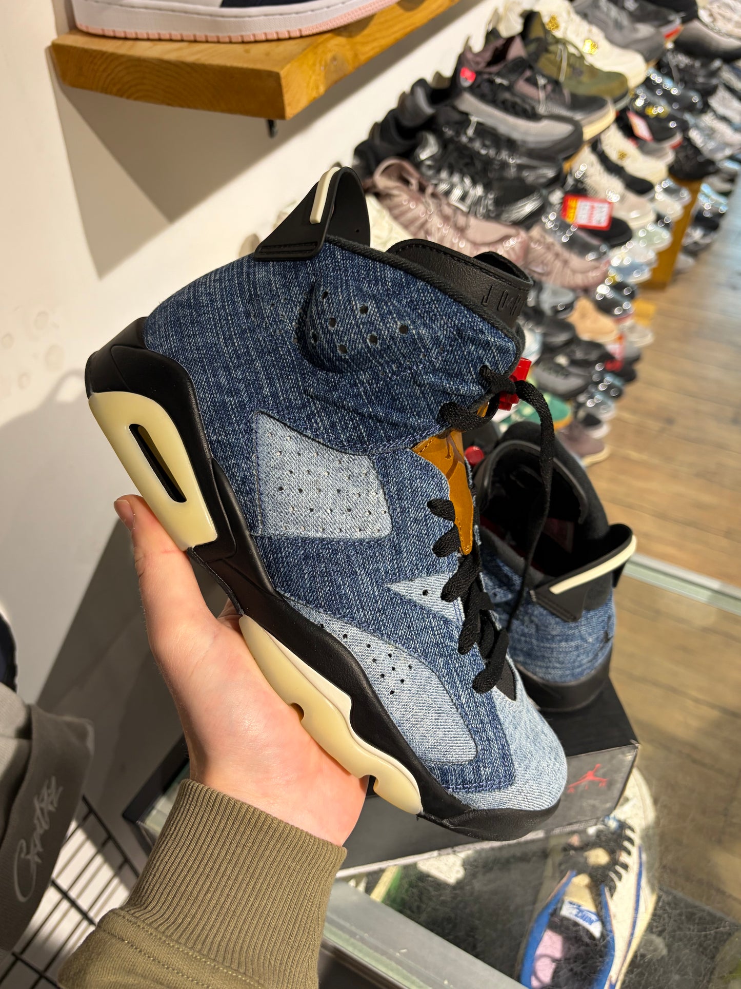 Jordan 6 Washed Denim UK 8