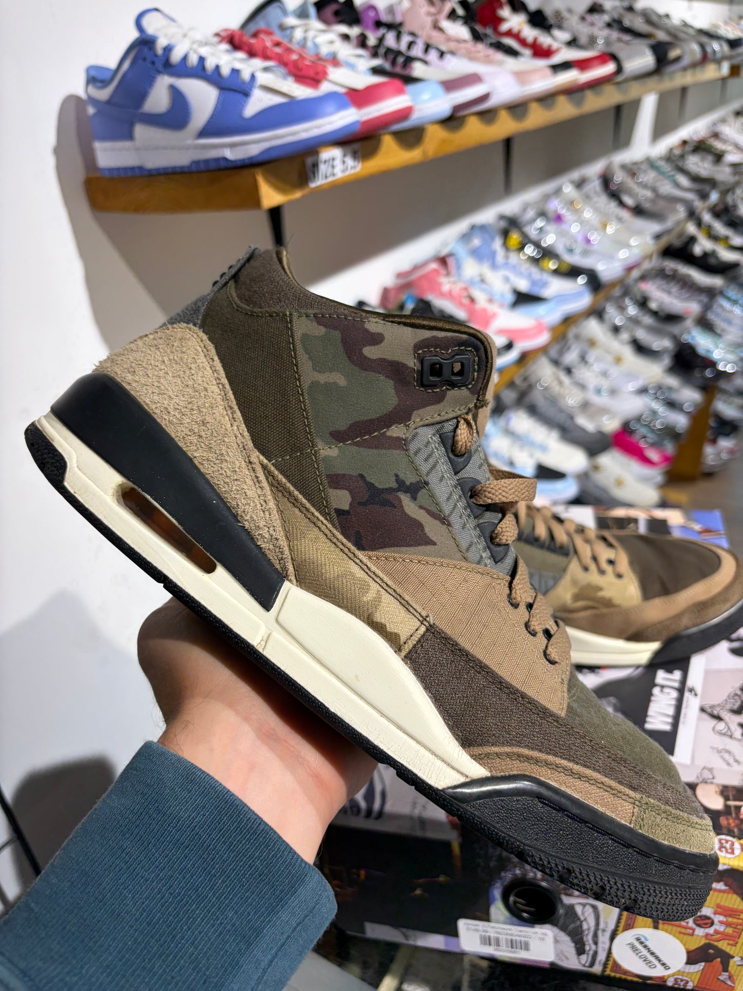 Jordan 3 Patchwork Camo UK 10