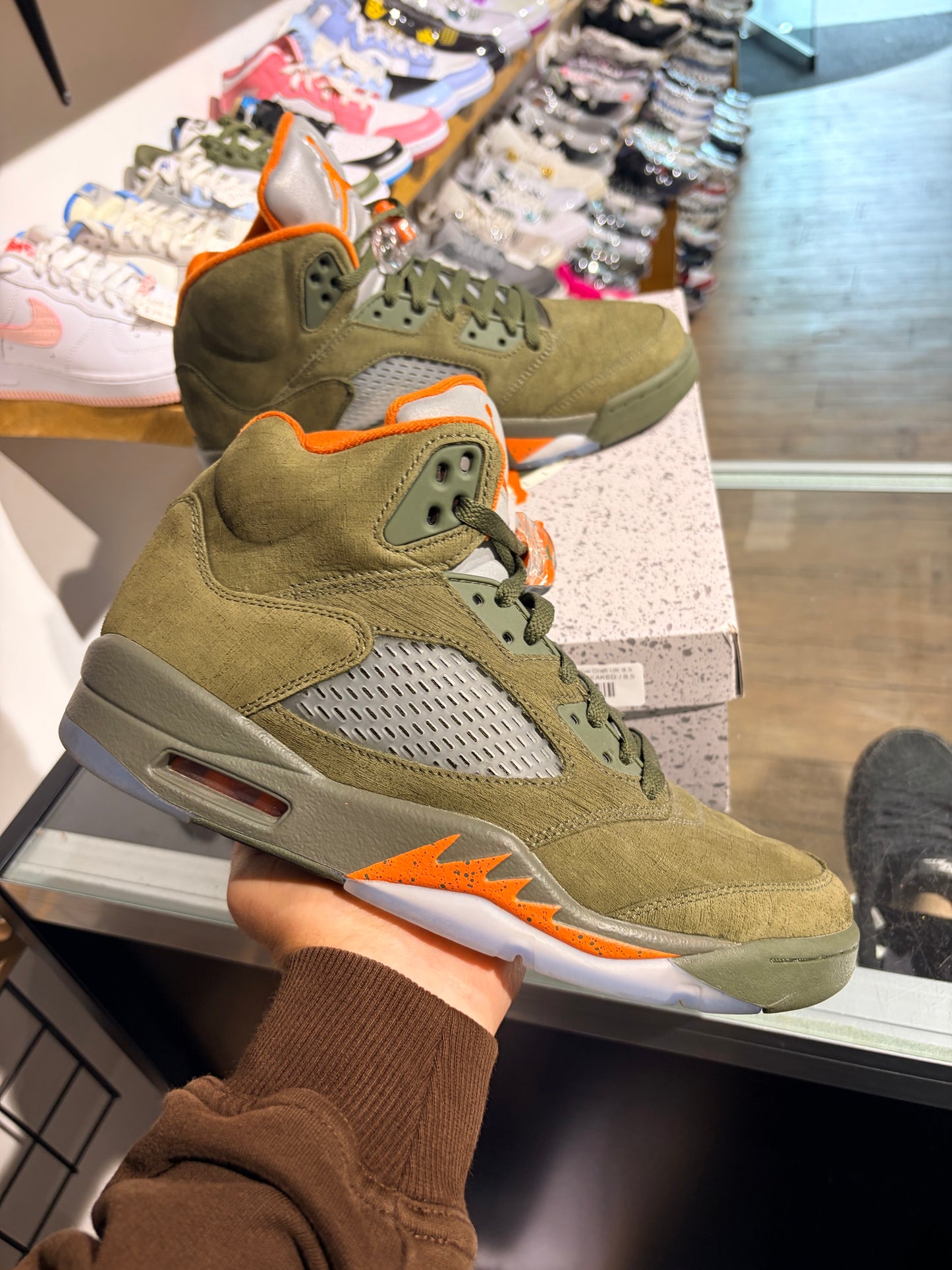 Air Jordan 5 Olive Craft UK 8.5