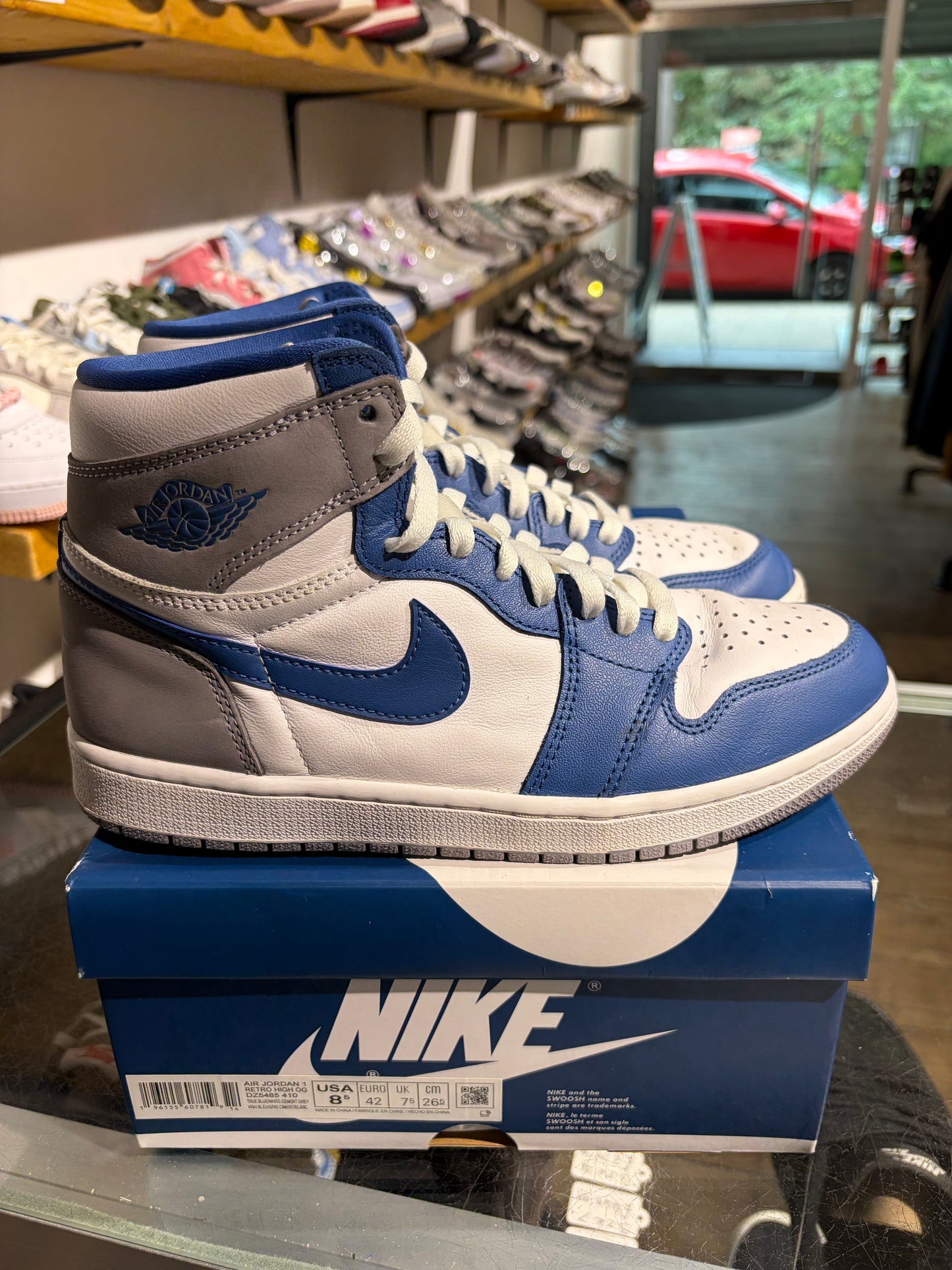 Jordan 1 High True Blue UK 7.5