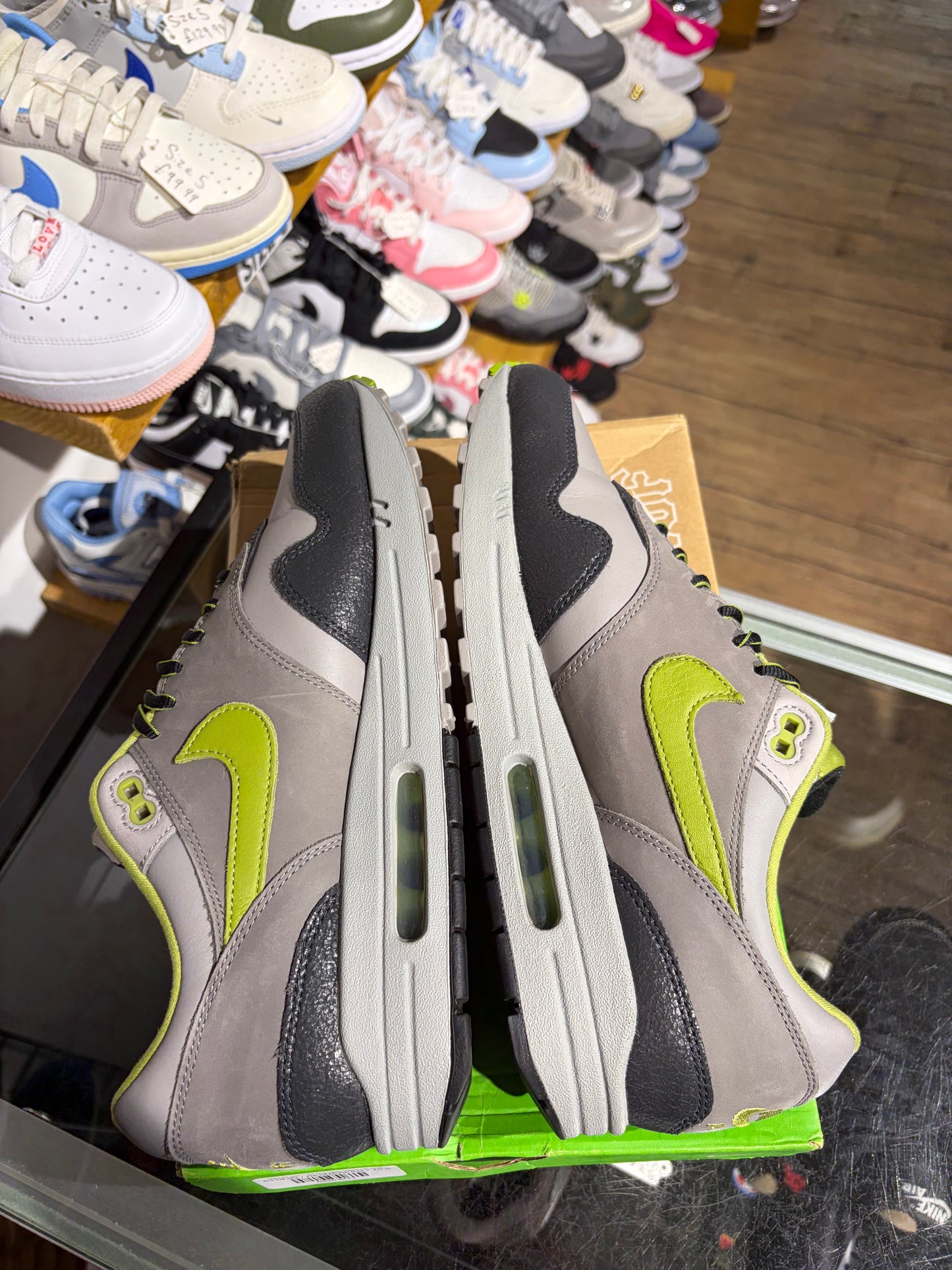 Nike Air Max 1 SP HUF Pear Green UK 10.5
