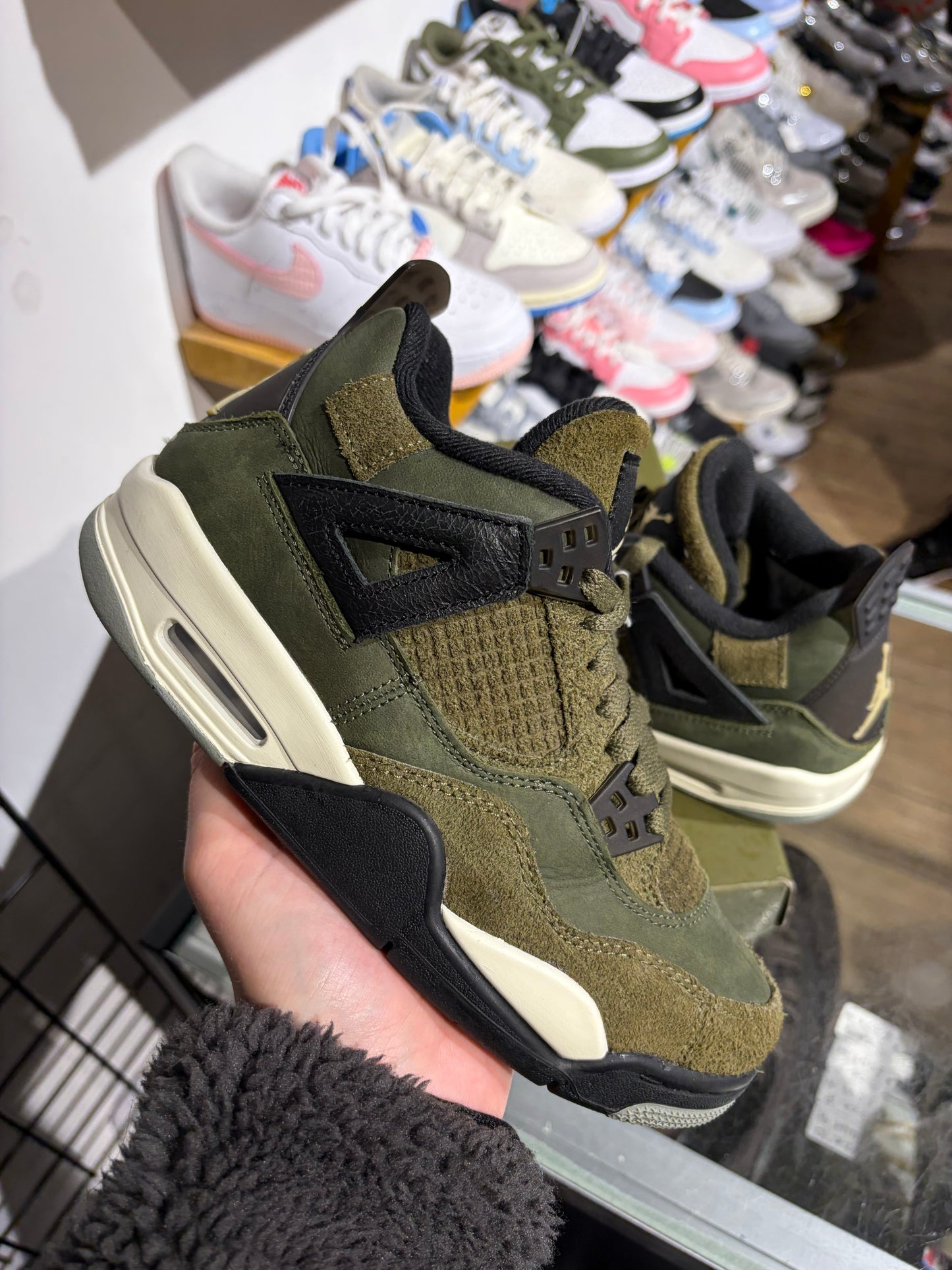 Jordan 4 Olive Craft GS UK 5.5