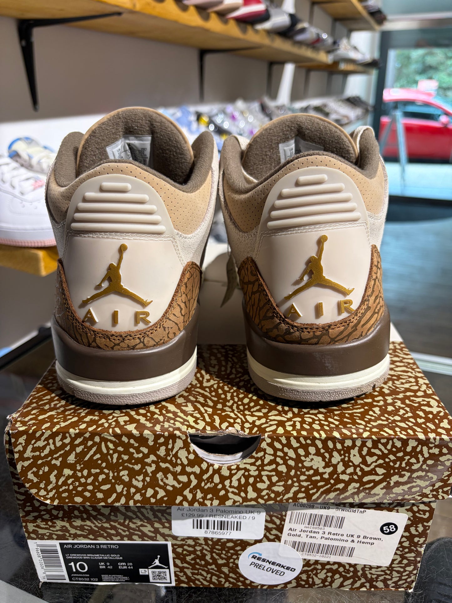 Air Jordan 3 Palomino UK 9