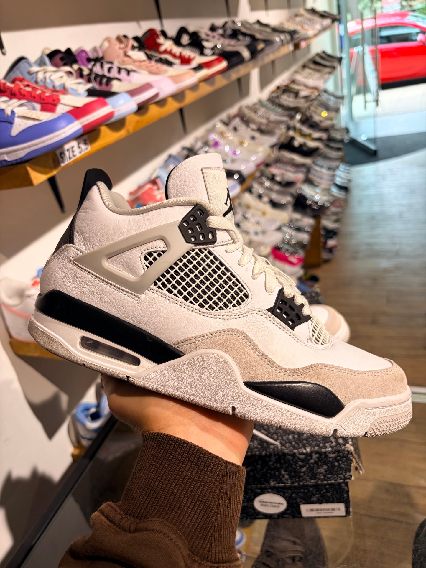 Air Jordan 4 Military Black UK 8 (A)
