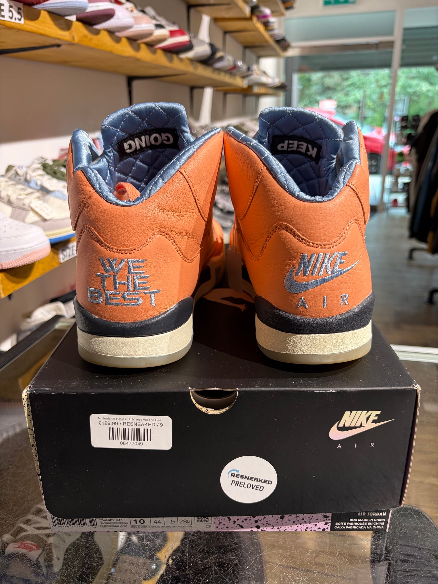 Air Jordan 5 Retro x DJ Khaled We The Best Crimson UK 9