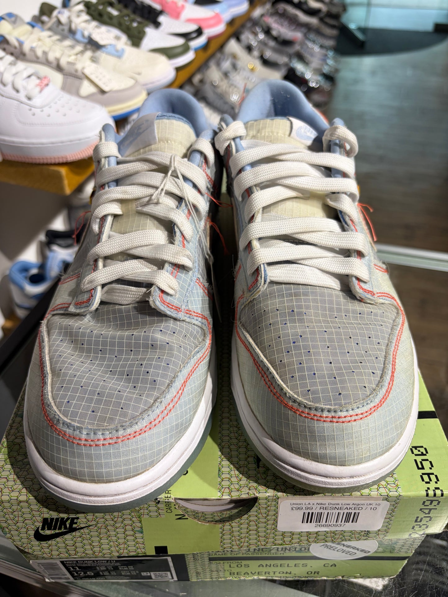 Union LA x Nike Dunk Low Argon UK 10