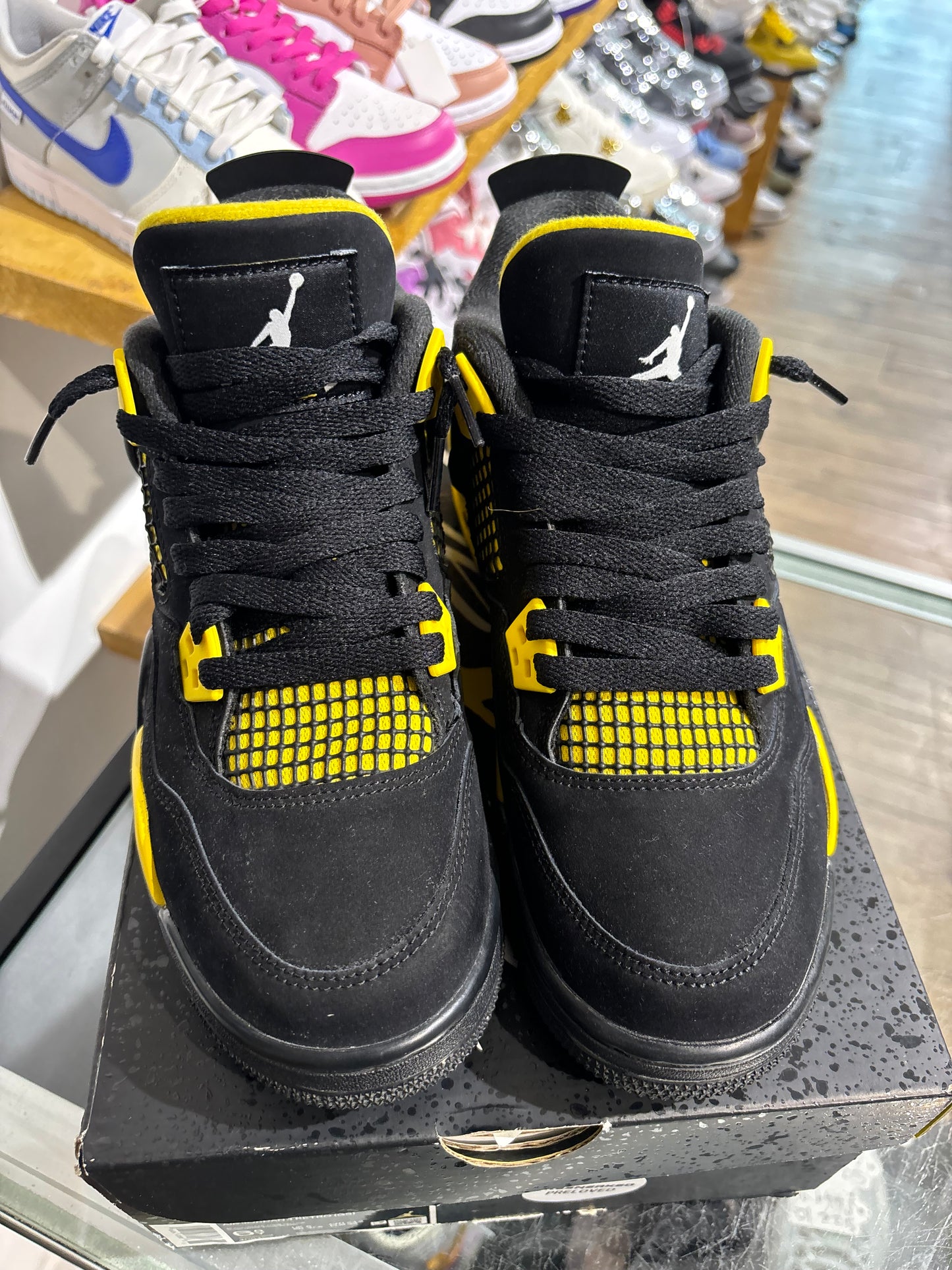 Jordan 4 Yellow Thunder UK 6 (GS)