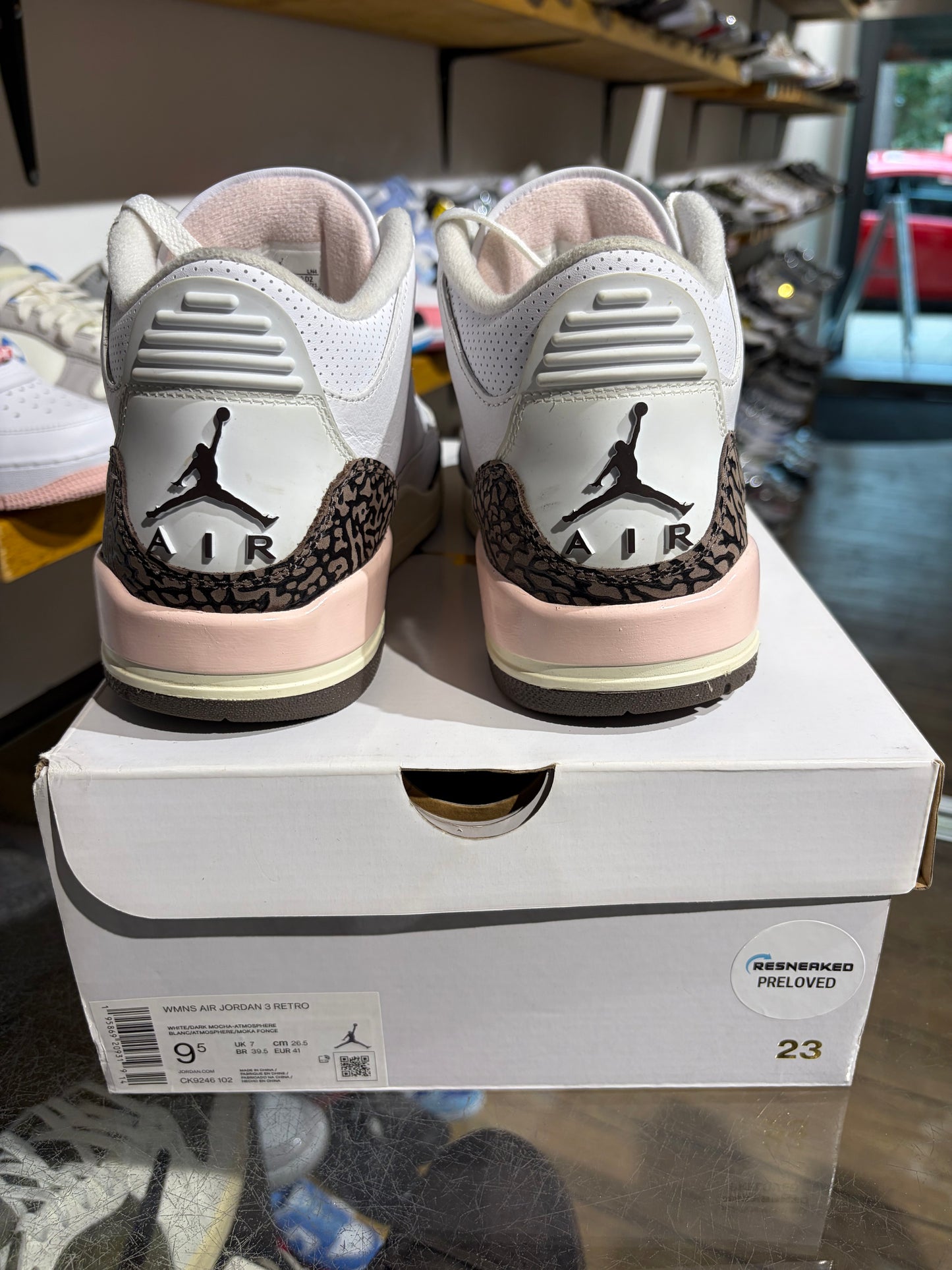 Air Jordan 3 Retro Dark Mocha Neapolitan (W) UK 7