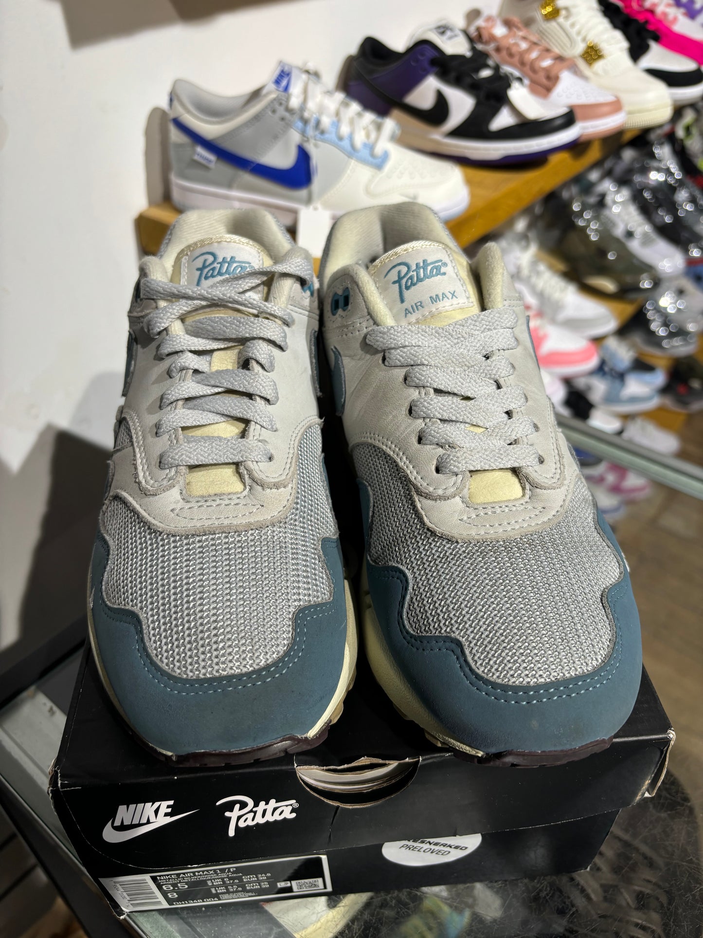 Air Max 1 Patta Aqua UK 6