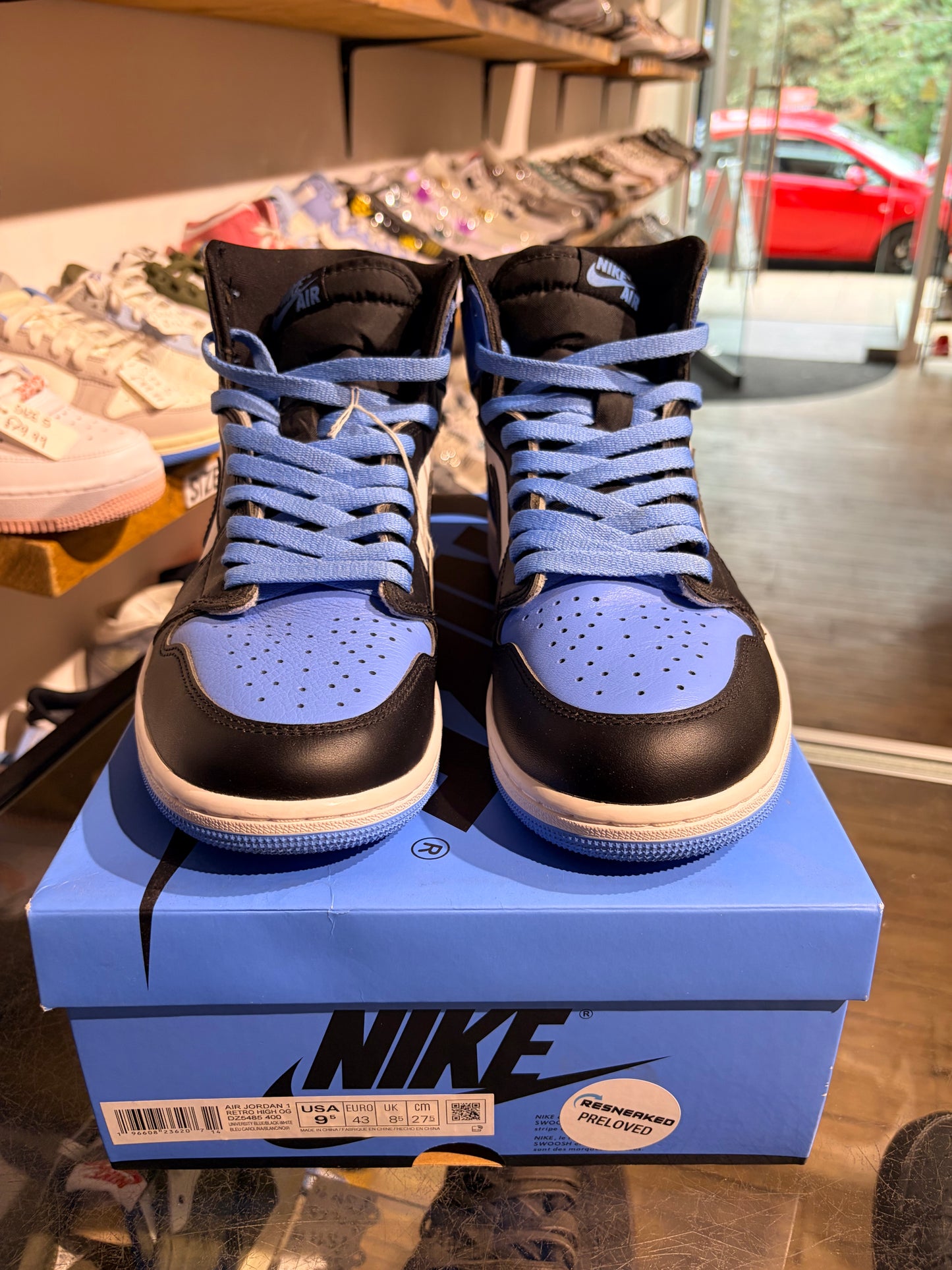 Air Jordan 1 High UNC Toe UK 8.5