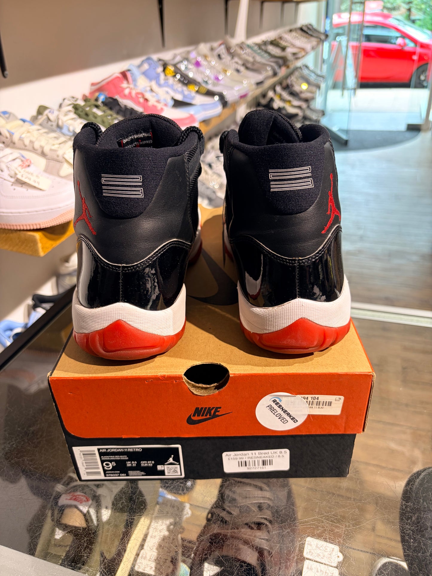 Air Jordan 11 Bred UK 8.5