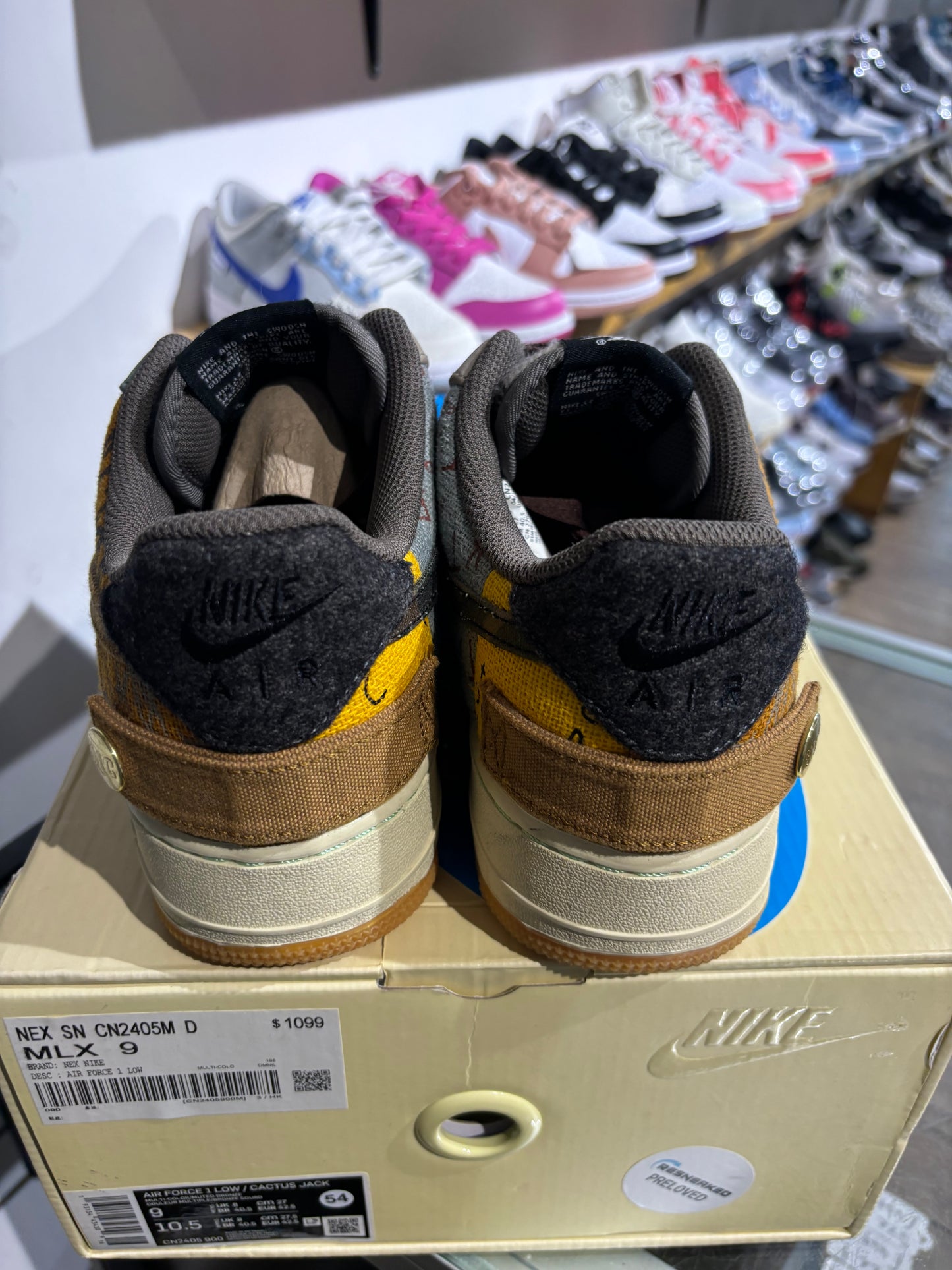 Nike Air Force 1 Low Travis Scott Cactus Jack UK 8