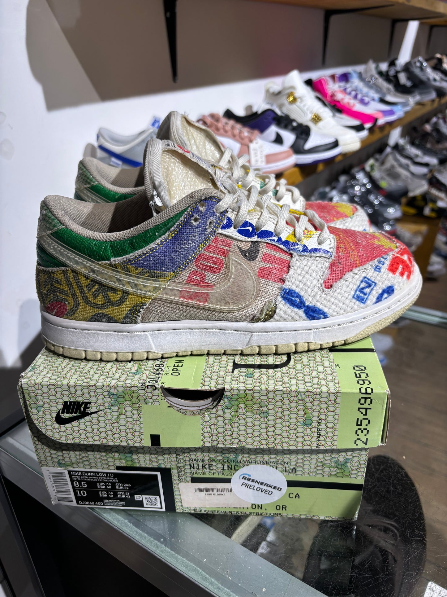 Nike Dunk Low SP City Market UK 7.5