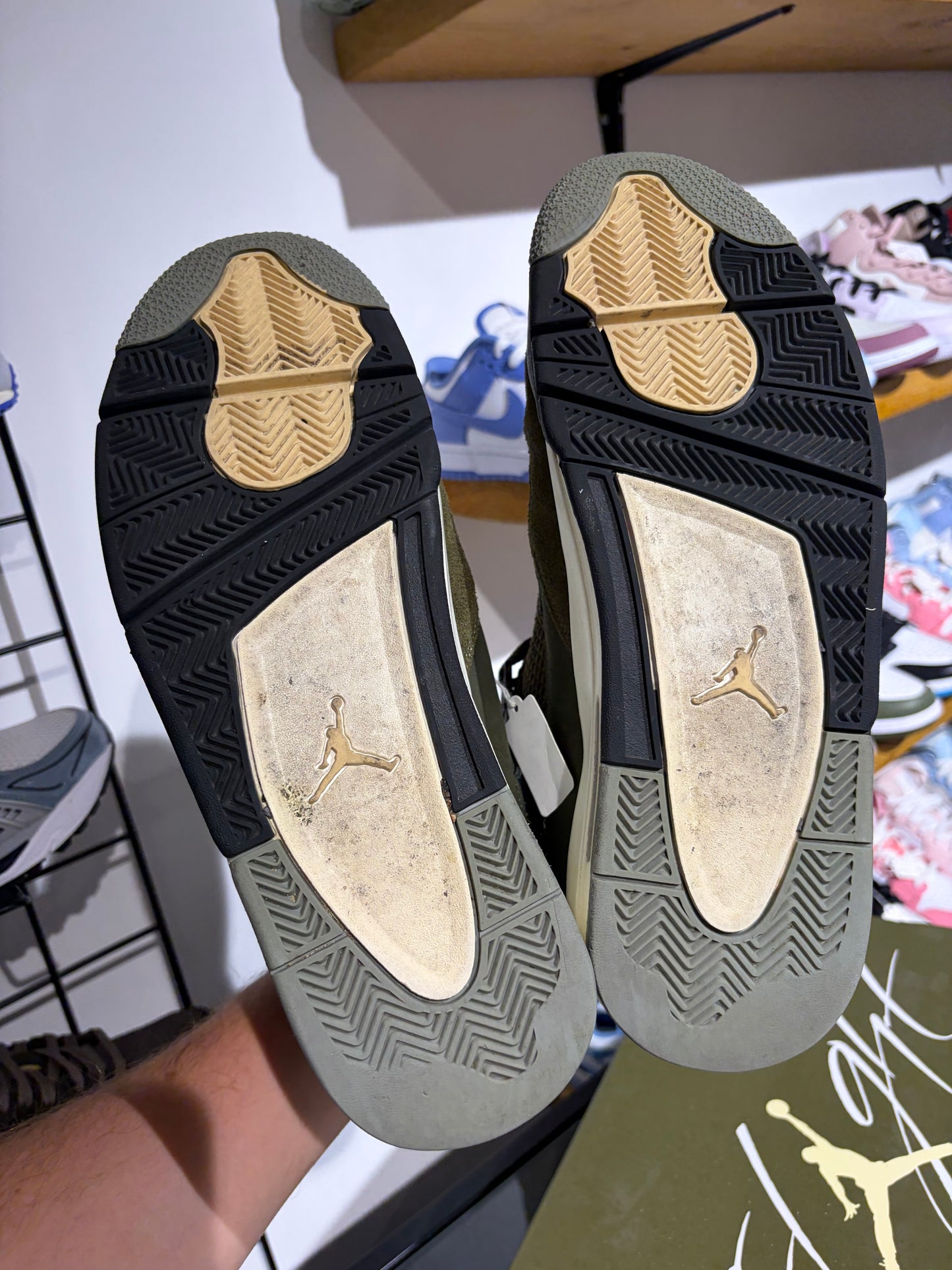 Air Jordan 4 Olive Craft UK 11