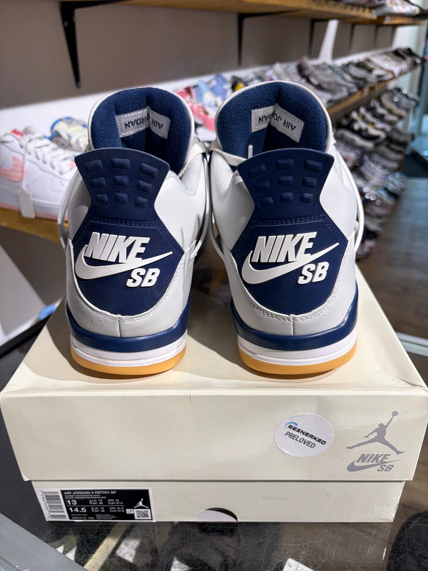 Air Jordan 4 SB Navy UK 12