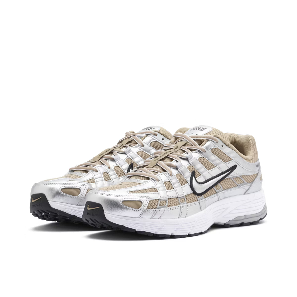 Nike P-6000 Khaki Metallic Silver
