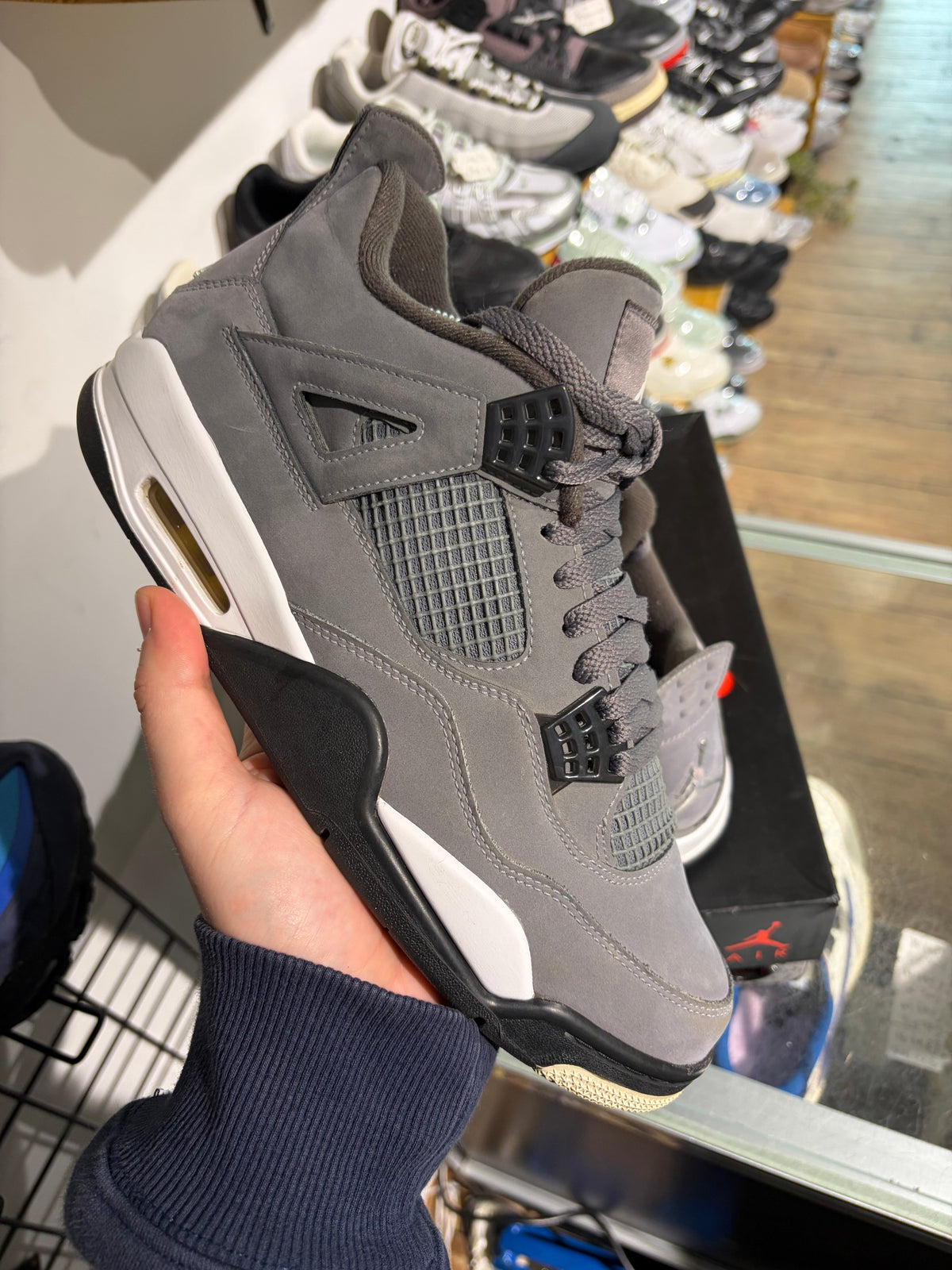 Jordan 4 Cool Grey UK 10 #390