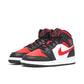 Air Jordan 1 Mid Bred Toe White (GS)