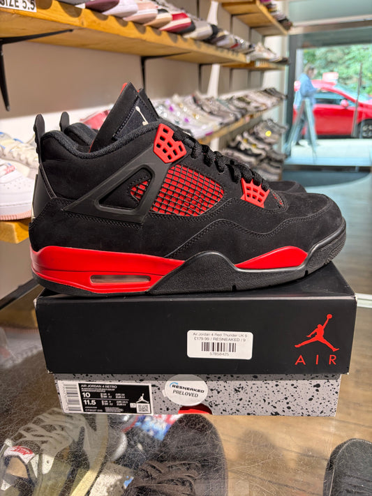 Air Jordan 4 Red Thunder UK 9
