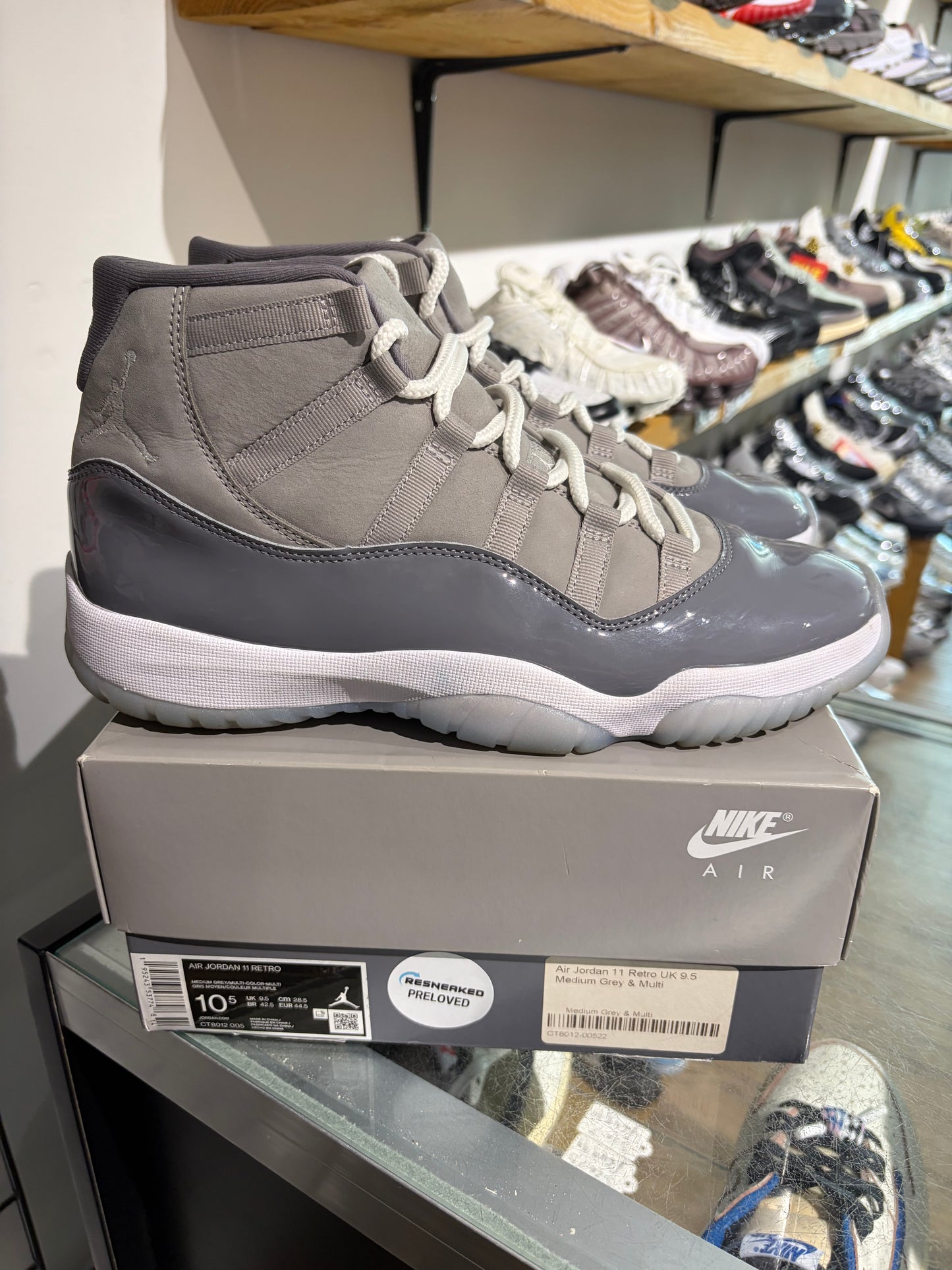 Jordan 11 Cool Grey UK 9.5 #134