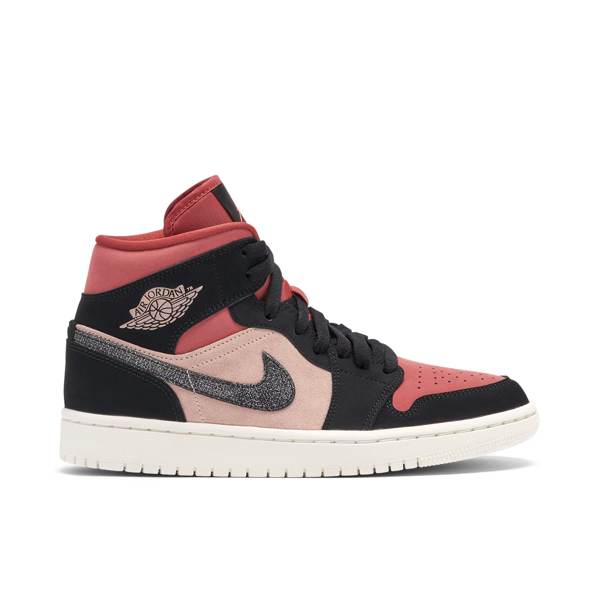 Air Jordan 1 Mid Burgundy Dusty Pink (W)