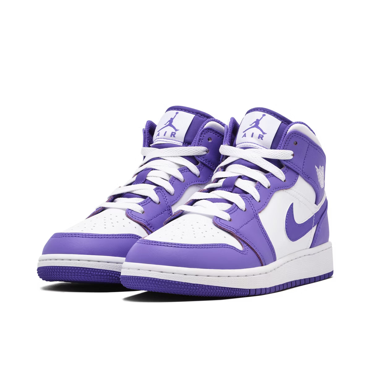 Air Jordan 1 Mid Purple Venom (GS)