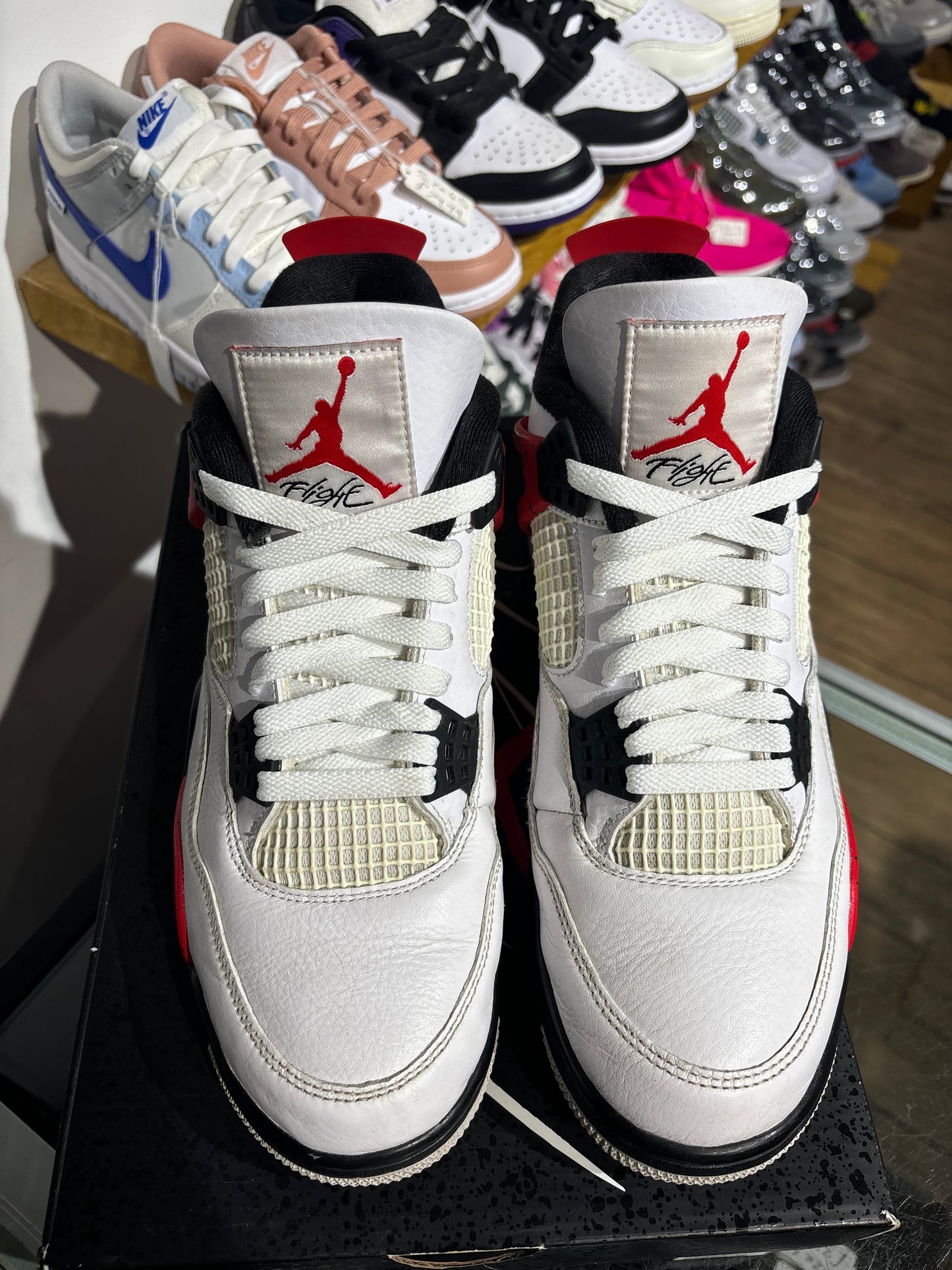 Air Jordan 4 Red Cement UK 8