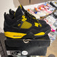 Air Jordan 4 Yellow Thunder UK 9.5